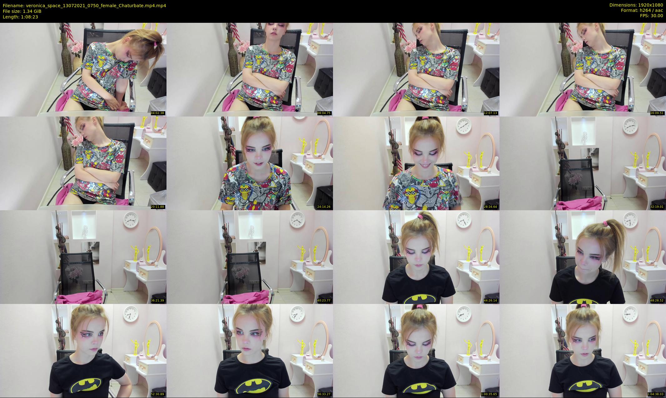 veronica_space — 69 minute Chaturbate female cam show recording, 1080p, Jul 13, 2021