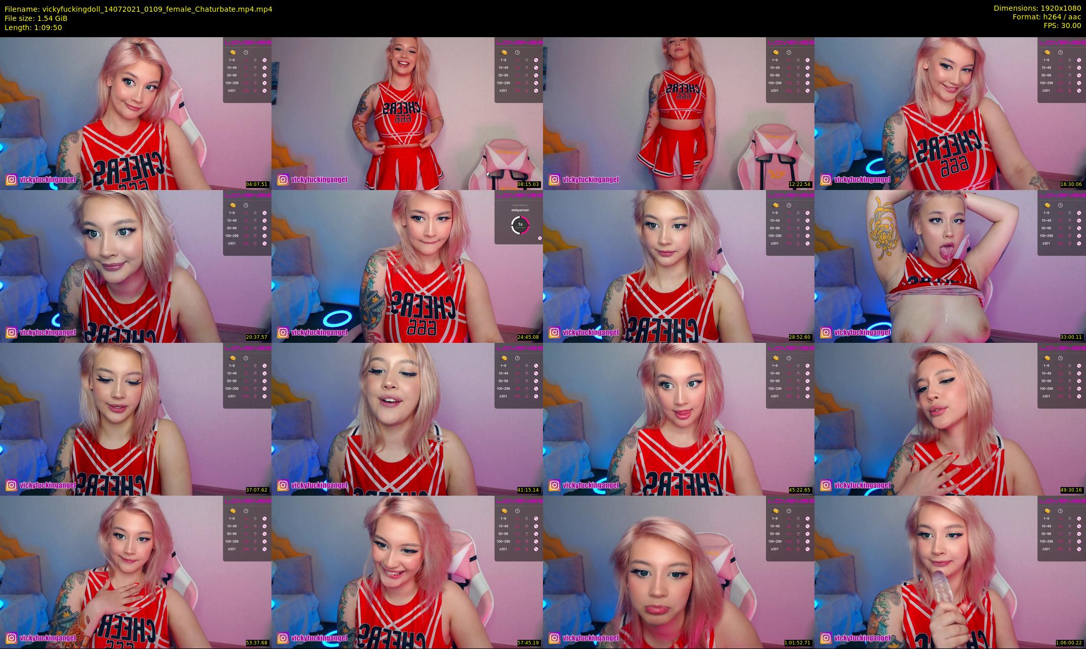 vickyfuckingdoll — 70 minute Chaturbate female cam show recording, 1080p, Jul 14, 2021