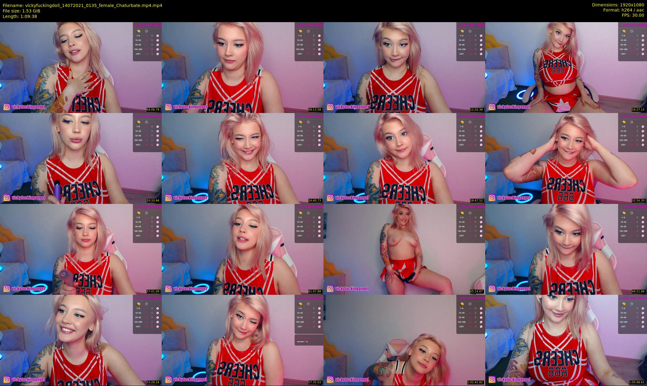vickyfuckingdoll — 70 minute Chaturbate female cam show recording, 1080p, Jul 14, 2021
