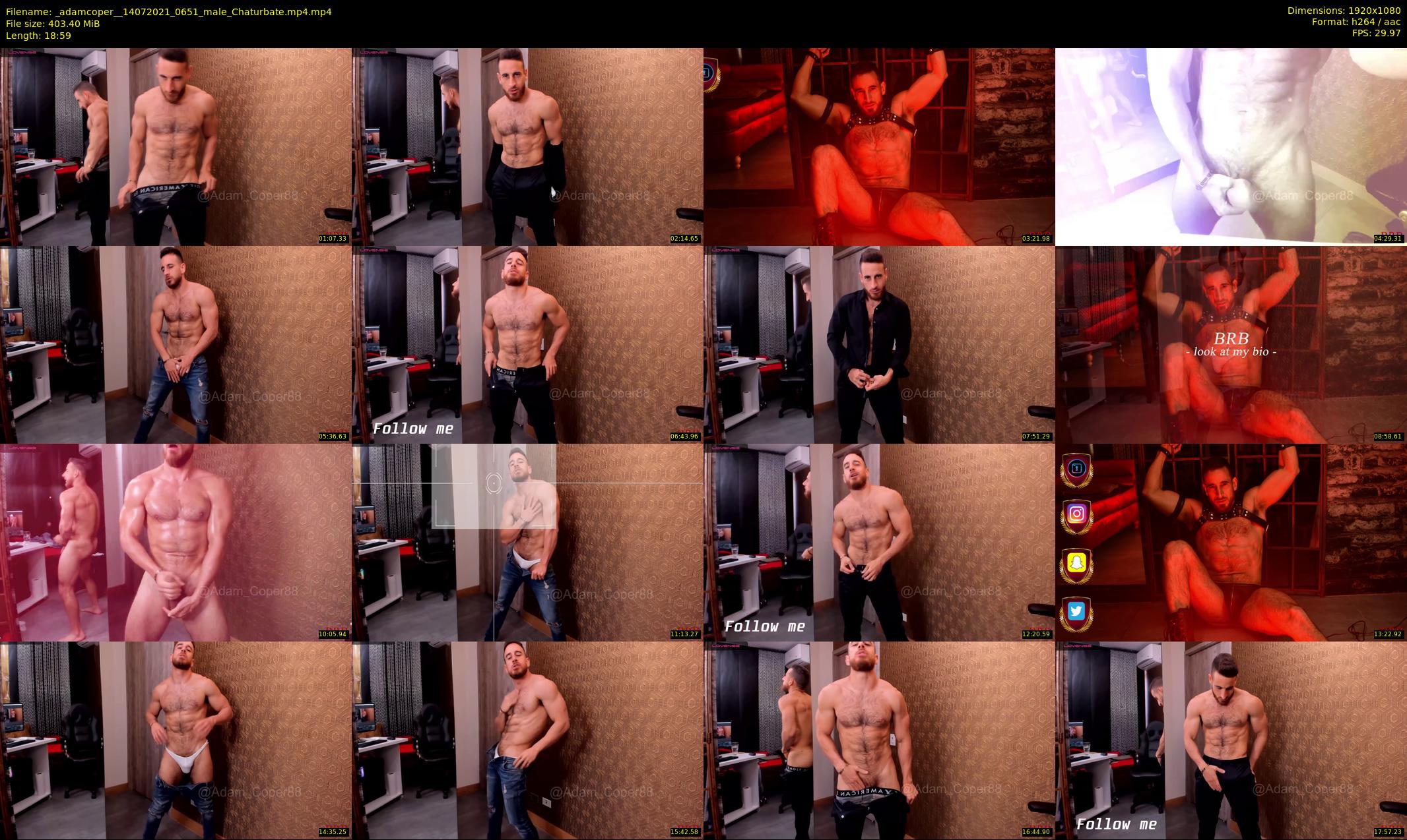 _adamcoper_ — 19 minute Chaturbate male cam show recording, 1080p, Jul 14, 2021