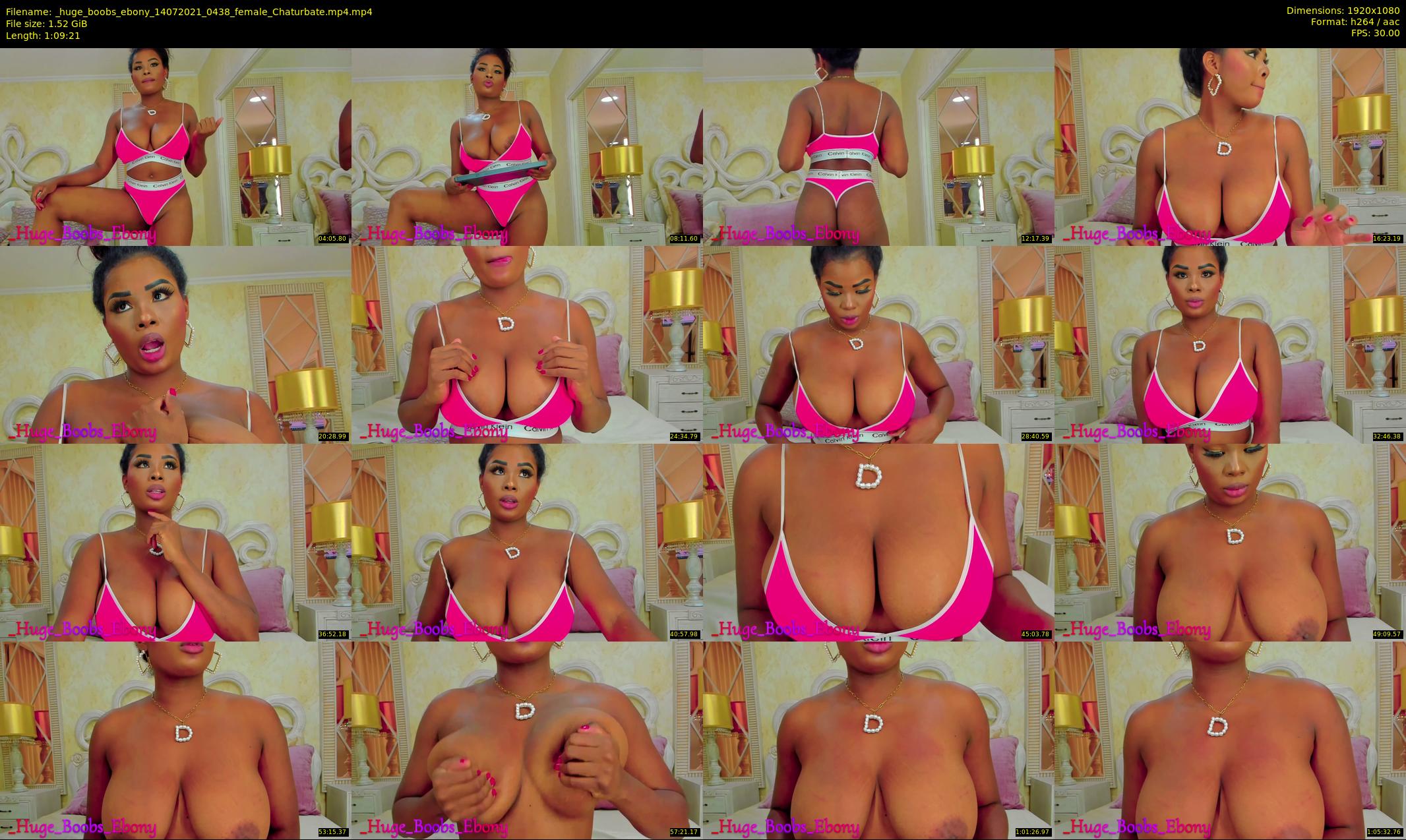 _huge_boobs_ebony — 70 minute Chaturbate female cam show recording, 1080p, Jul 14, 2021