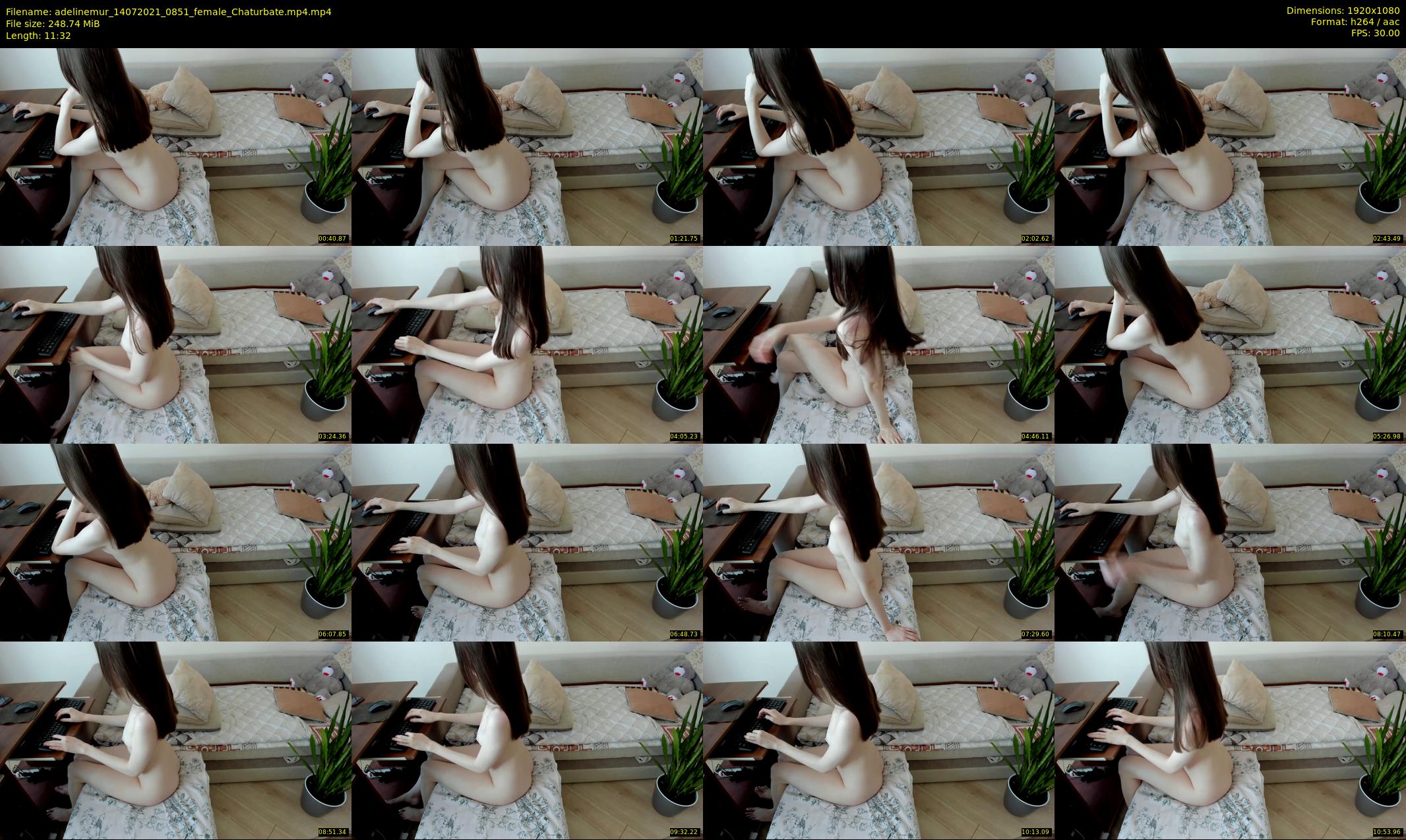 adelinemur — 12 minute Chaturbate female cam show recording, 1080p, Jul 14, 2021