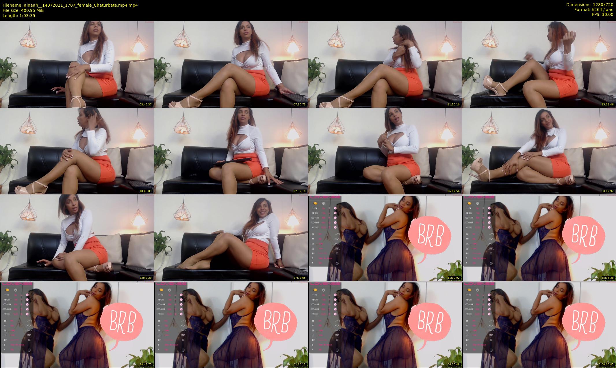 ainaah_ — 64 minute Chaturbate female cam show recording, 720p, Jul 14, 2021