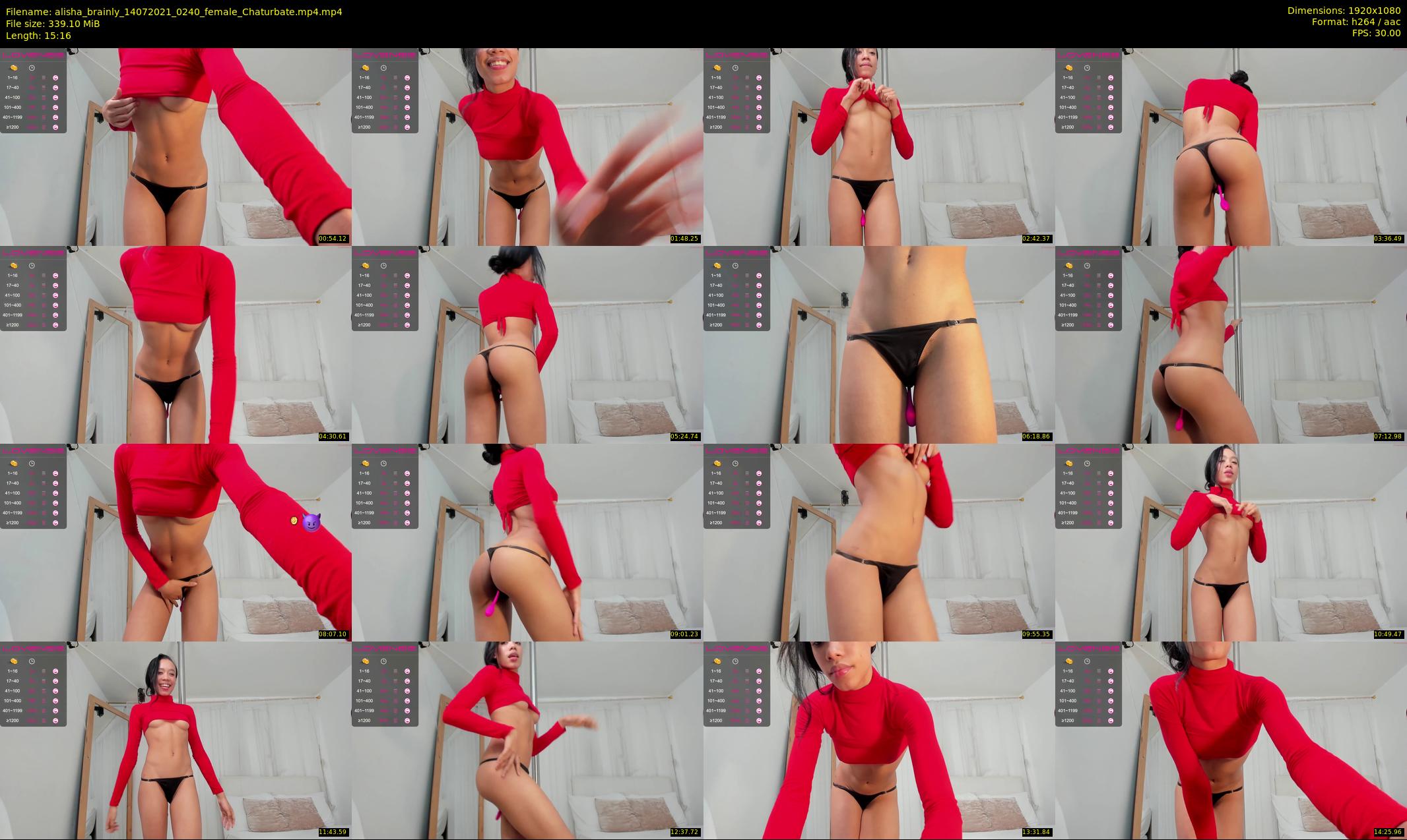 alisha_brainly — 16 minute Chaturbate female cam show recording, 1080p, Jul 14, 2021