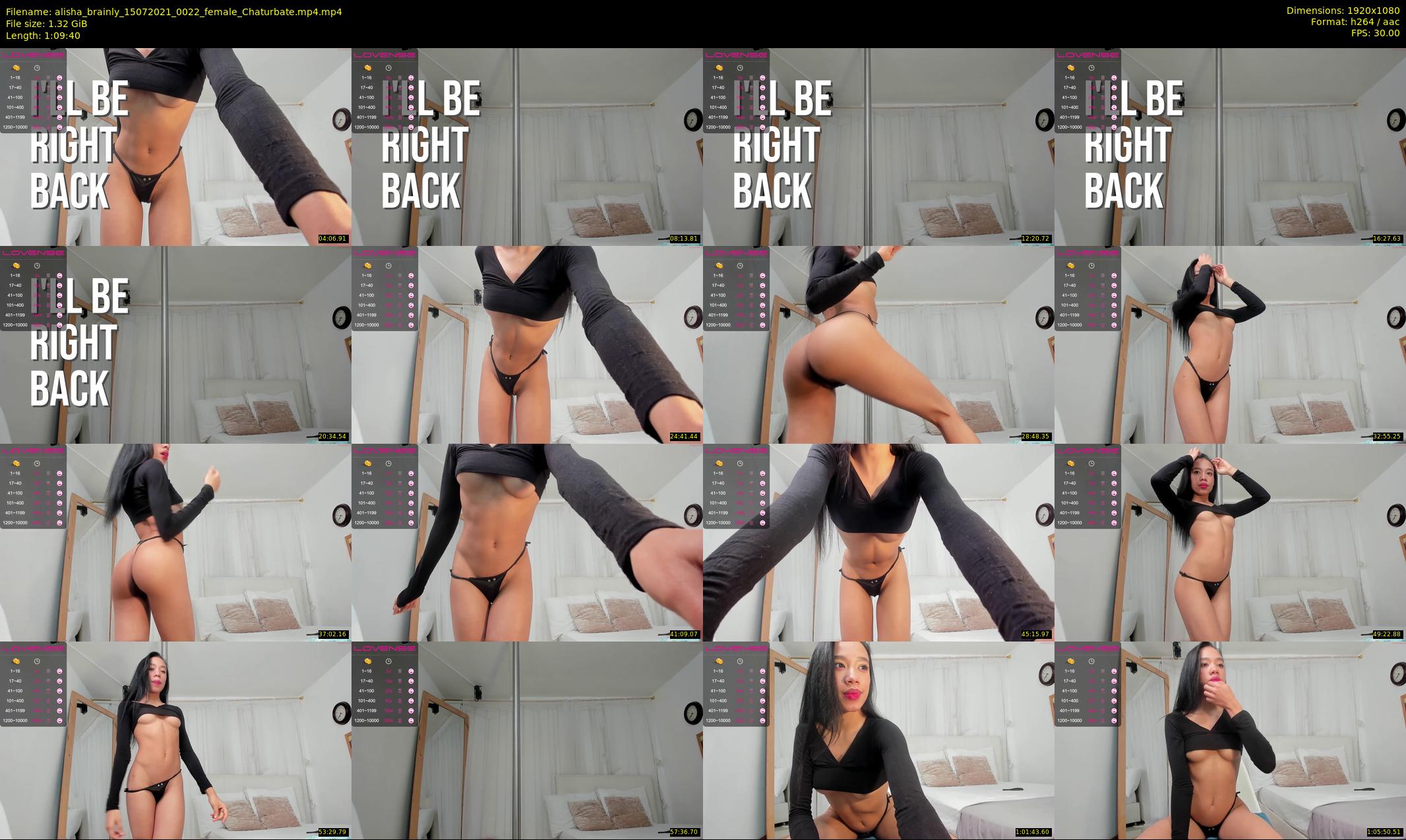 alisha_brainly — 70 minute Chaturbate female cam show recording, 1080p, Jul 15, 2021