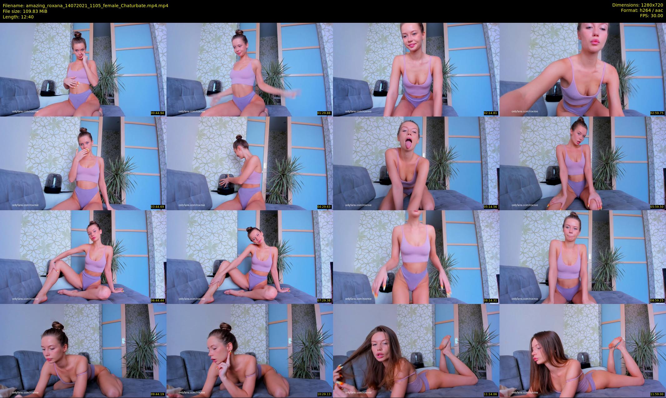 amazing_roxana — 13 minute Chaturbate female cam show recording, 720p, Jul 14, 2021