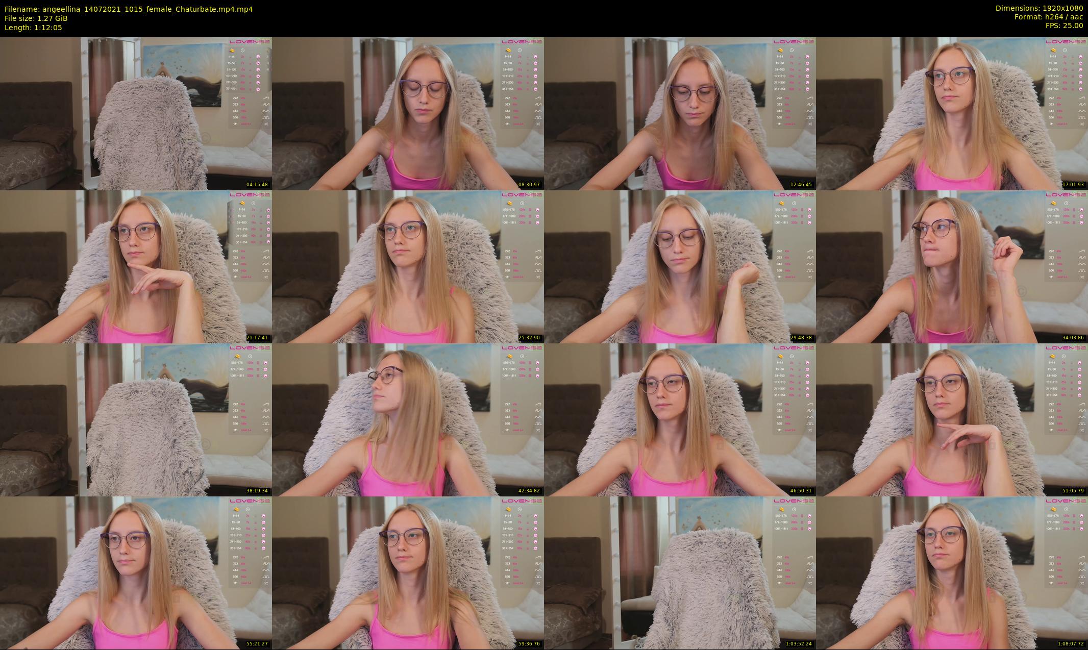 angeellina — 73 minute Chaturbate female cam show recording, 1080p, Jul 14, 2021