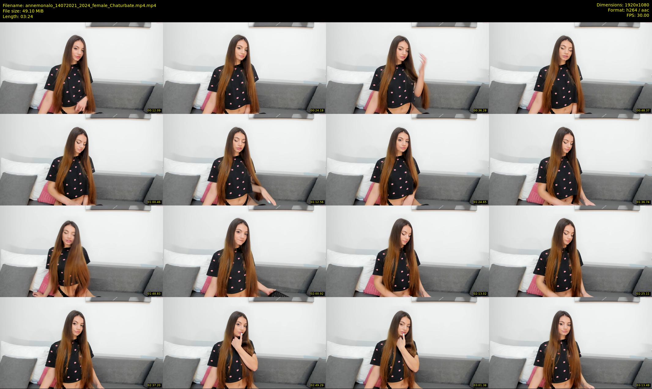 annemonalo — 4 minute Chaturbate female cam show recording, 1080p, Jul 14, 2021