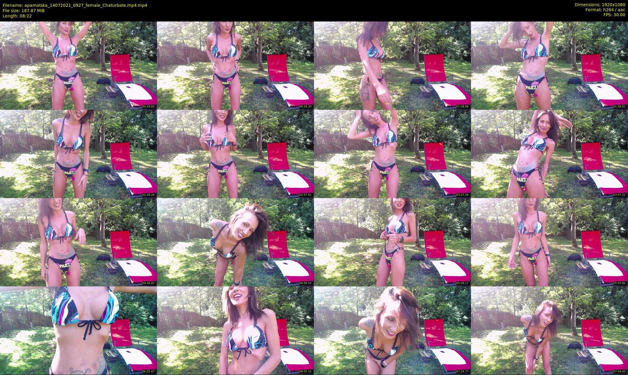 apamatska — 9 minute Chaturbate female cam show recording, 1080p, Jul 14, 2021