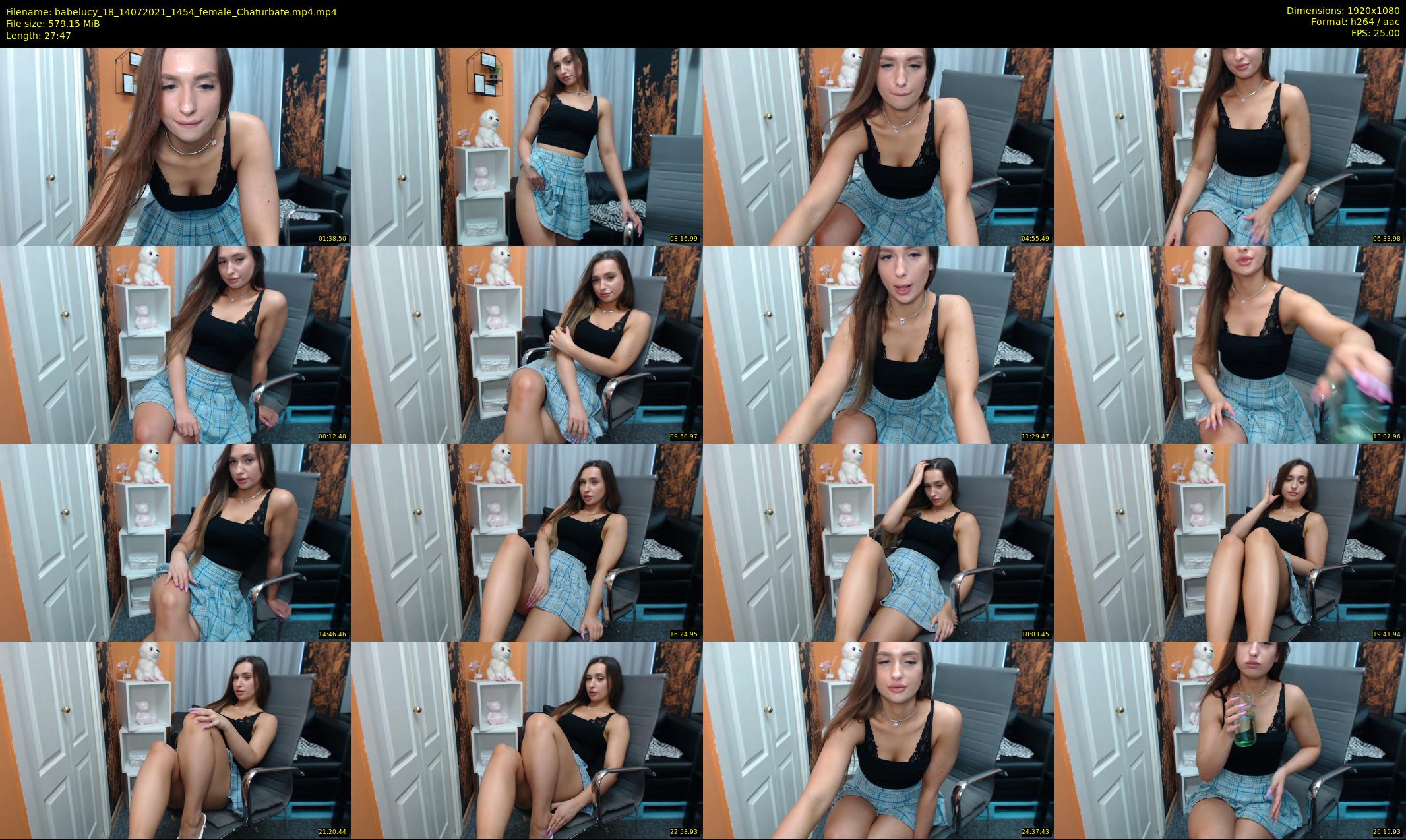 babelucy_18 — 28 minute Chaturbate female cam show recording, 1080p, Jul 14, 2021