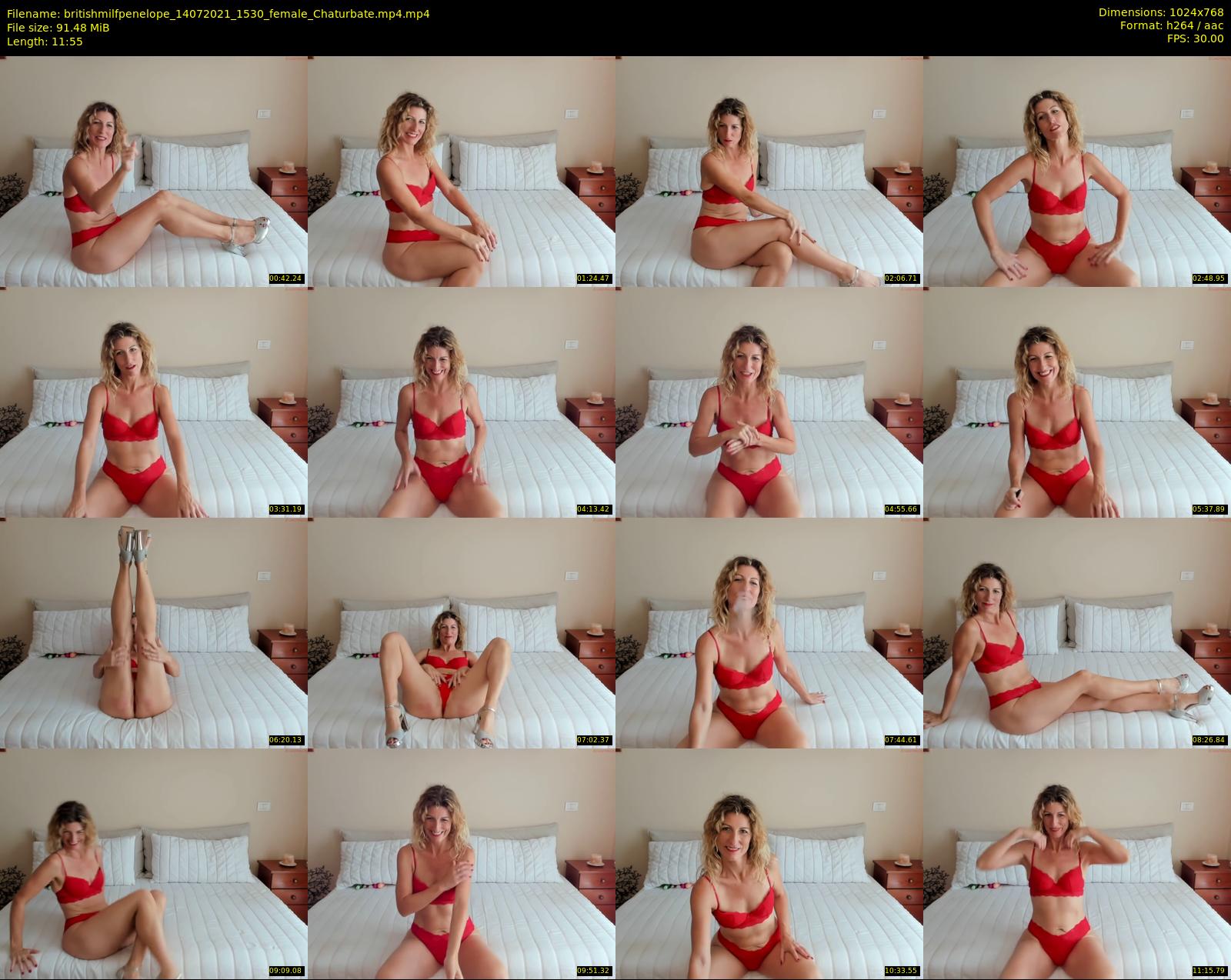 britishmilfpenelope — 12 minute Chaturbate female cam show recording, 720p, Jul 14, 2021