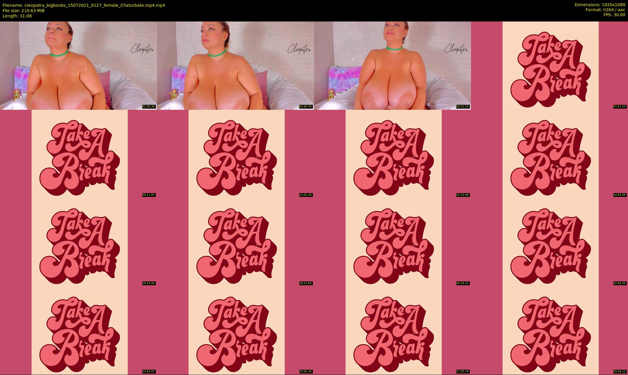 cleopatra_bigboobs — 32 minute Chaturbate female cam show recording, 1080p, Jul 15, 2021