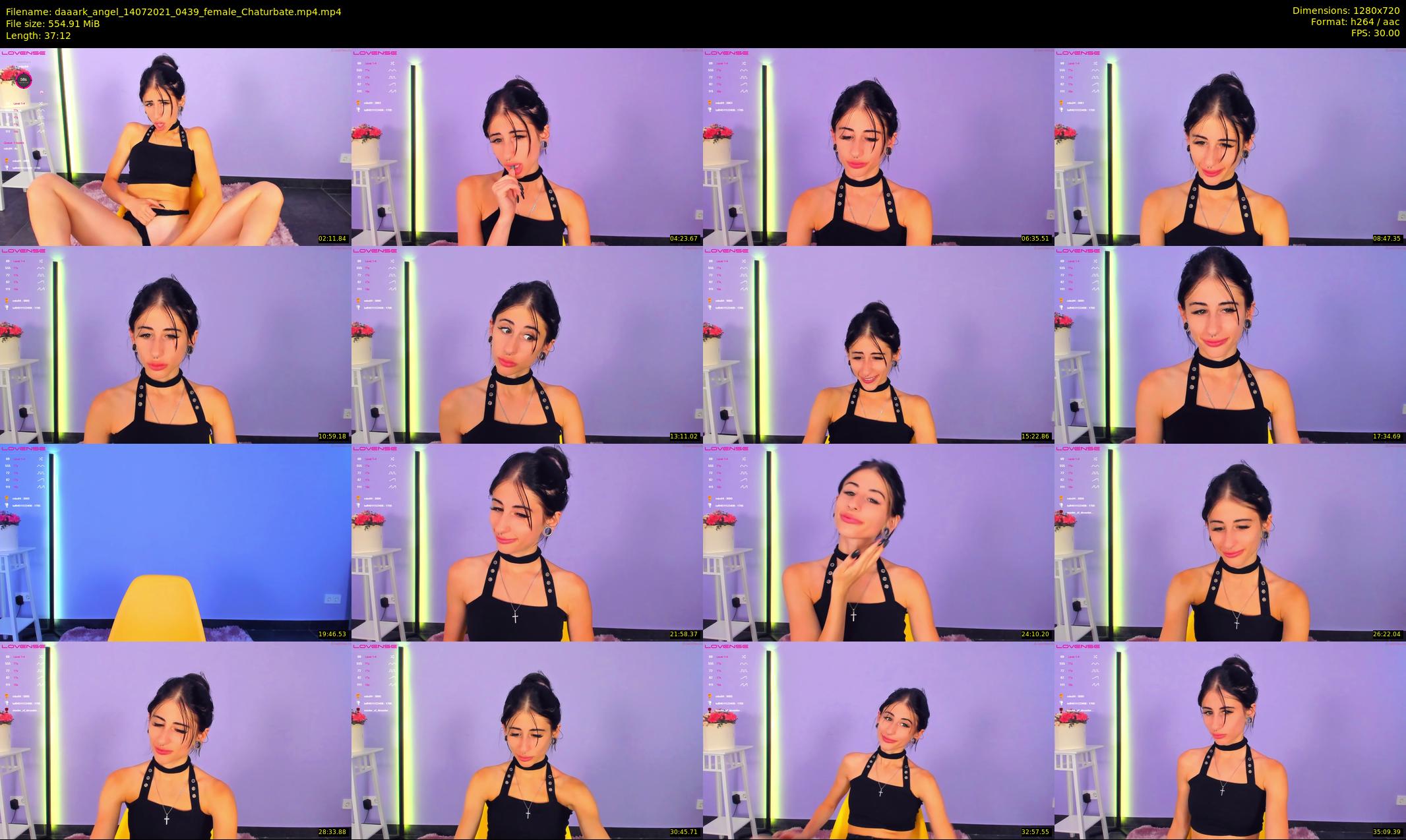 daaark_angel — 38 minute Chaturbate female cam show recording, 720p, Jul 14, 2021