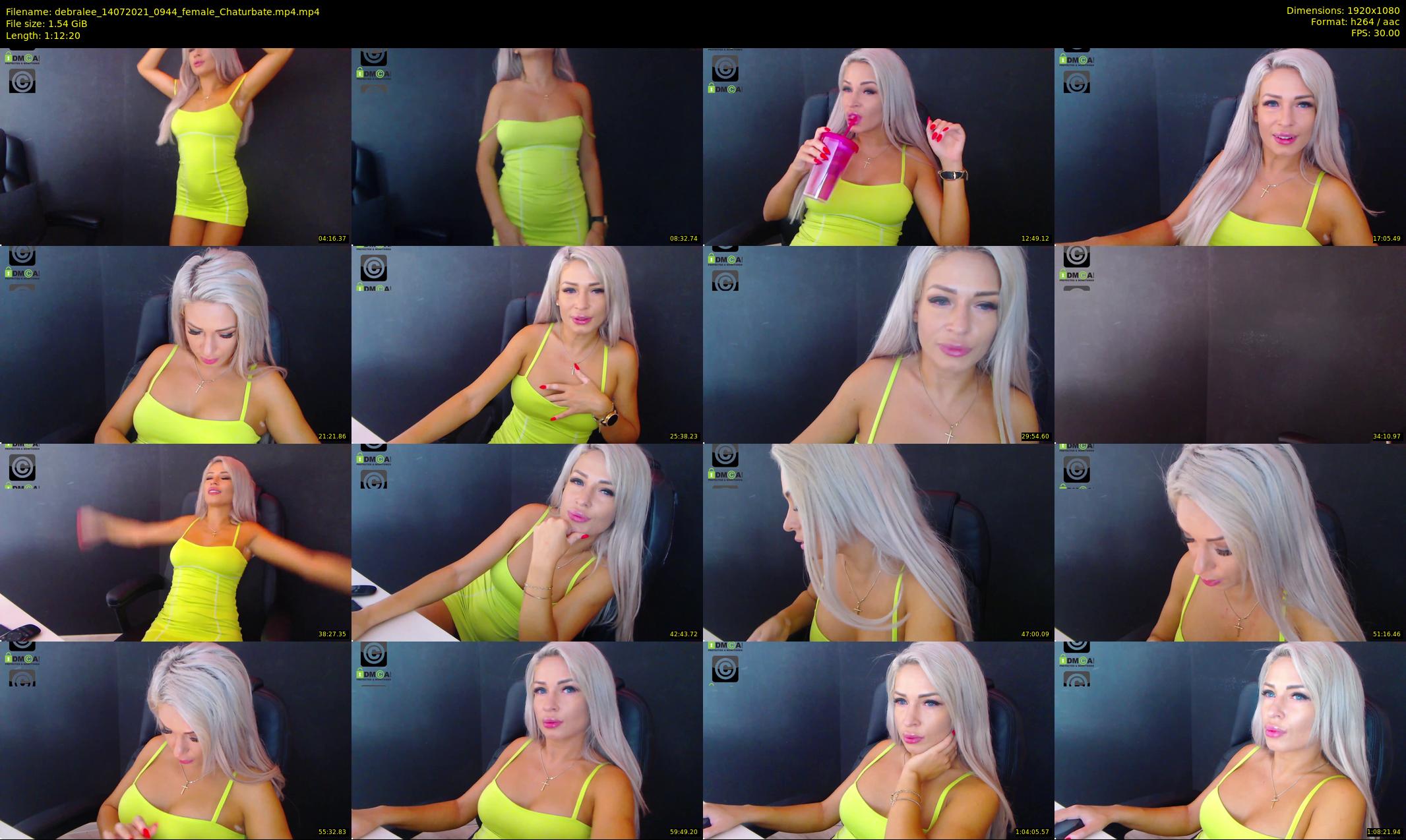 debralee — 73 minute Chaturbate female cam show recording, 1080p, Jul 14, 2021