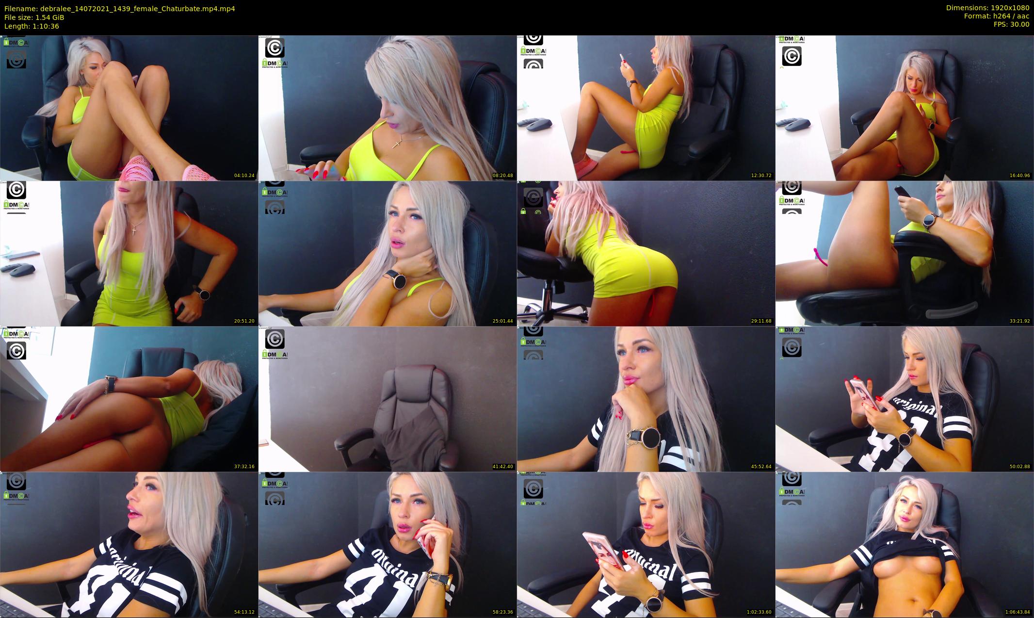 debralee — 71 minute Chaturbate female cam show recording, 1080p, Jul 14, 2021