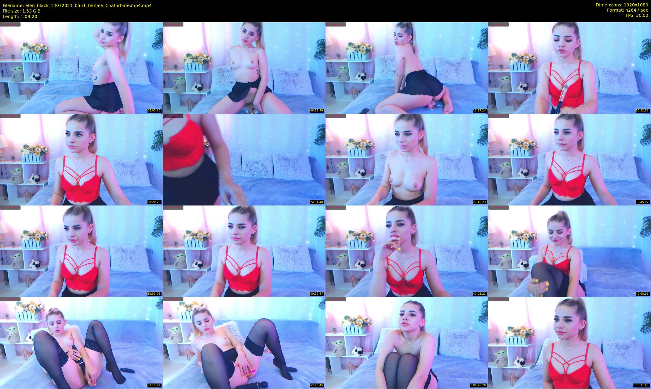 elen_black — 70 minute Chaturbate female cam show recording, 1080p, Jul 14, 2021