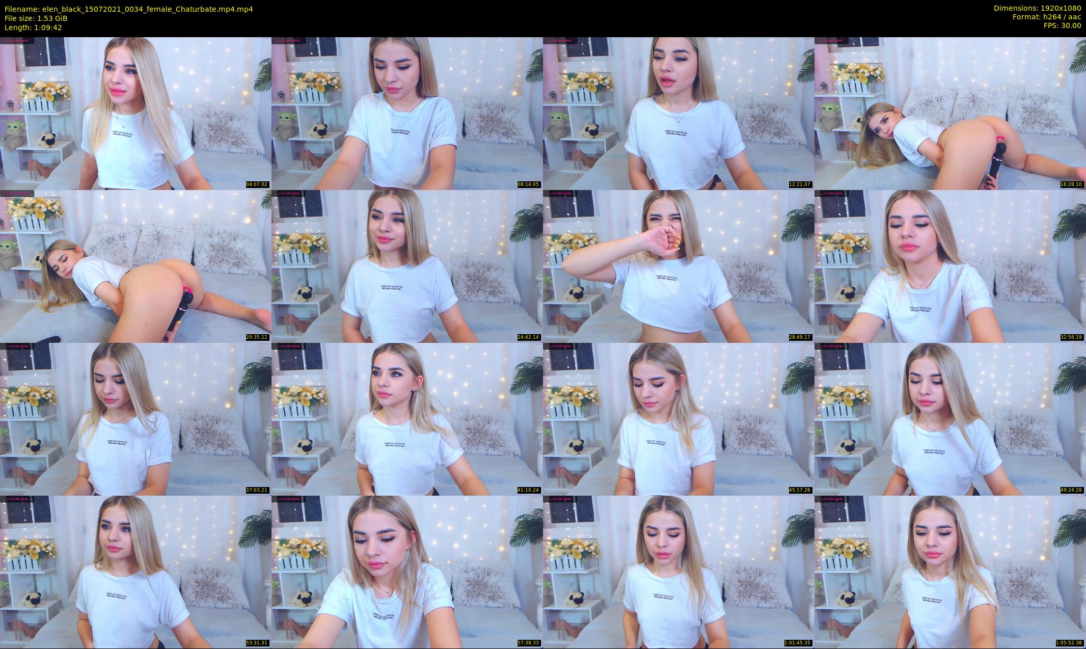 elen_black — 70 minute Chaturbate female cam show recording, 1080p, Jul 15, 2021
