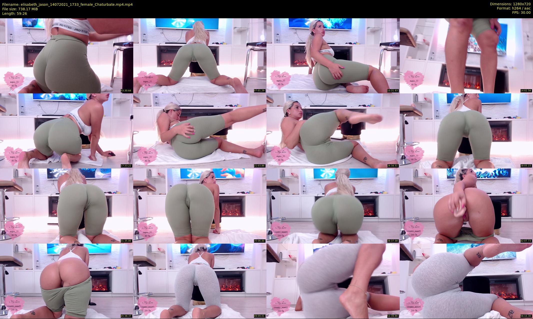 elisabeth_jason — 60 minute Chaturbate couple cam show recording, 720p, Jul 14, 2021