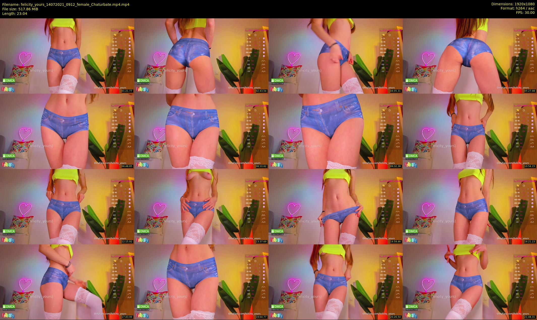 felicity_yours — 24 minute Chaturbate female cam show recording, 1080p, Jul 14, 2021