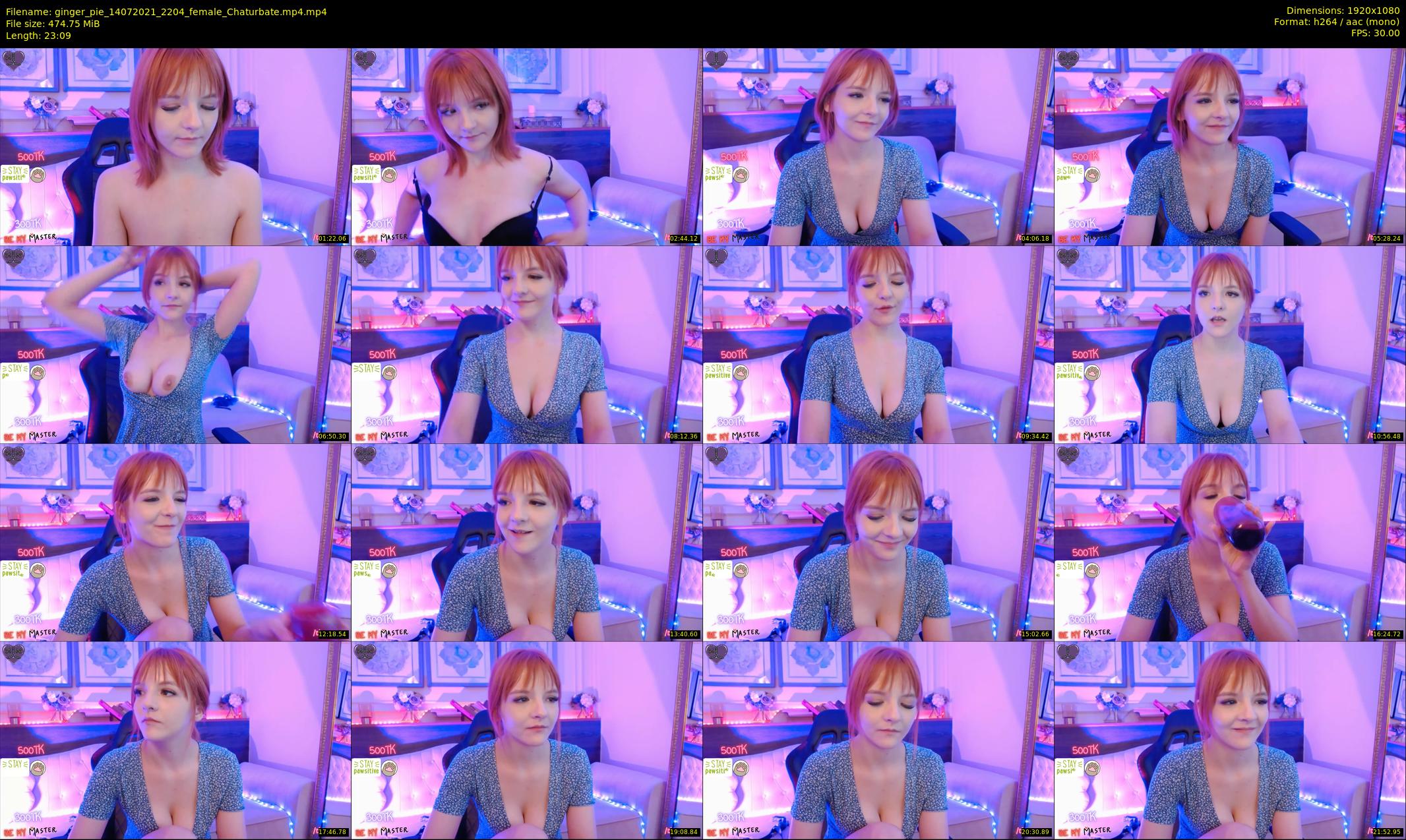ginger_pie — 24 minute Chaturbate female cam show recording, 1080p, Jul 14, 2021