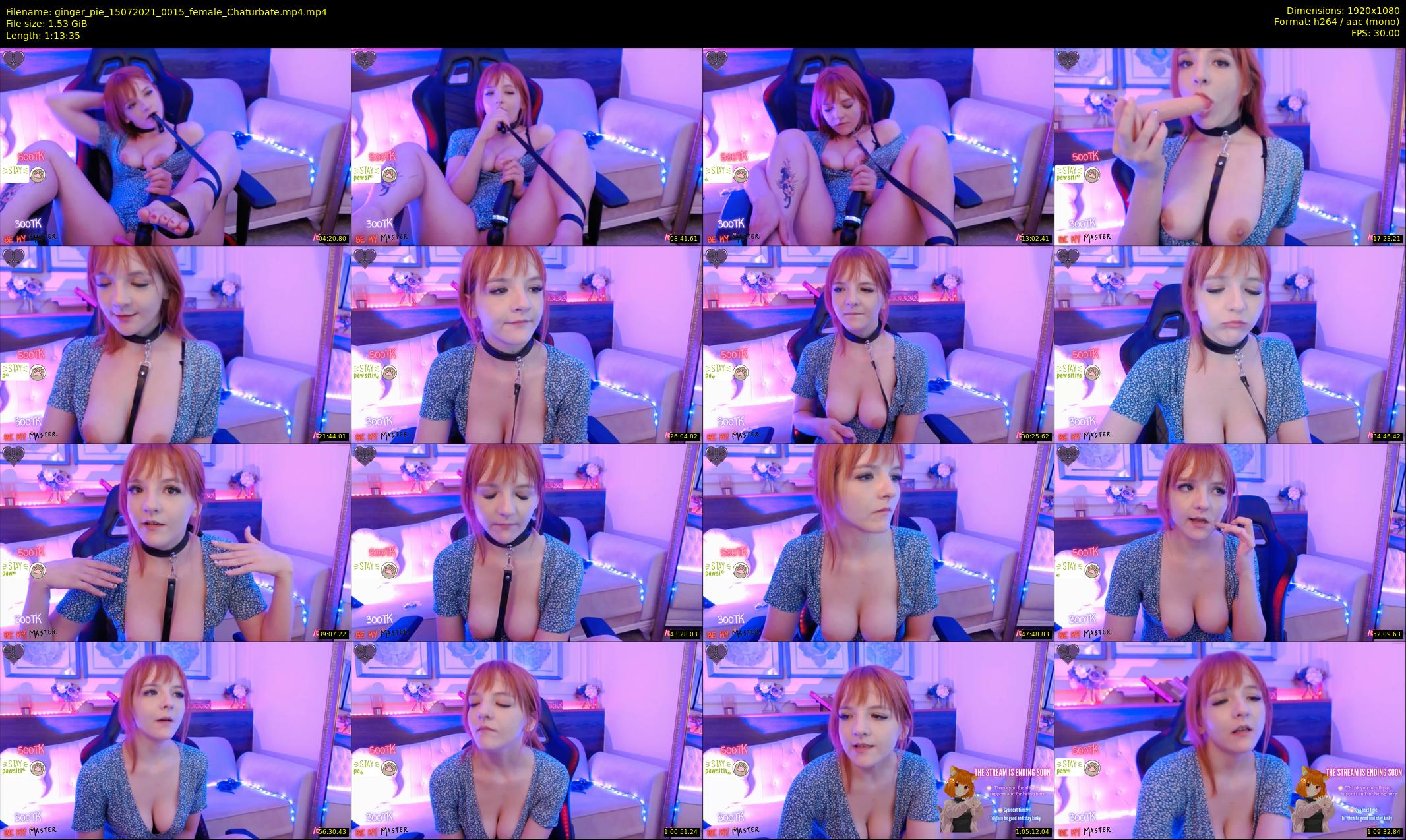ginger_pie — 74 minute Chaturbate female cam show recording, 1080p, Jul 15, 2021