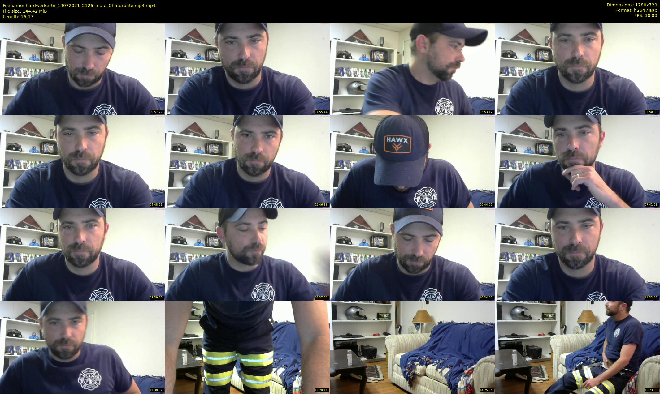 hardworkertn — 17 minute Chaturbate male cam show recording, 720p, Jul 14, 2021