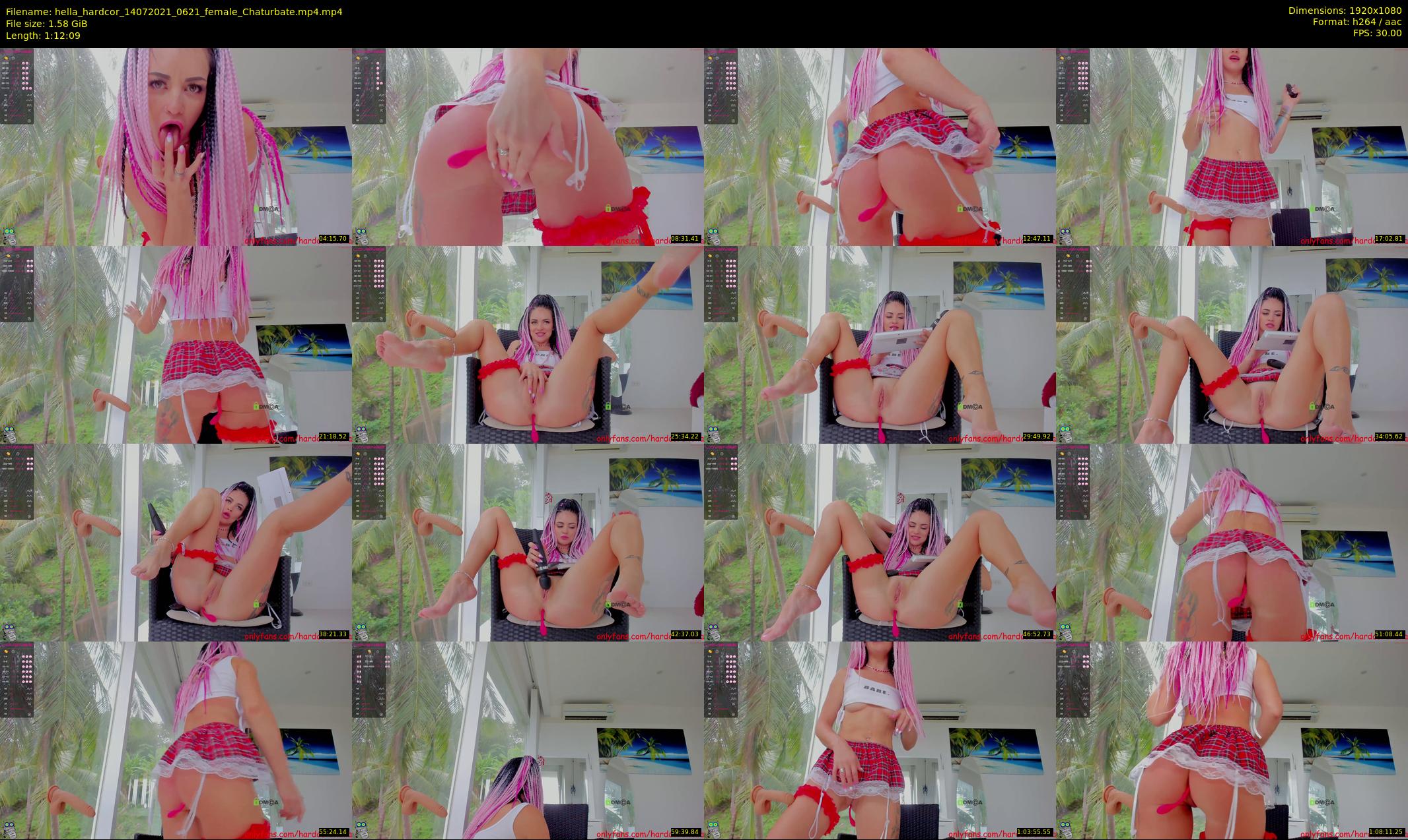 hella_hardcor — 73 minute Chaturbate female cam show recording, 1080p, Jul 14, 2021