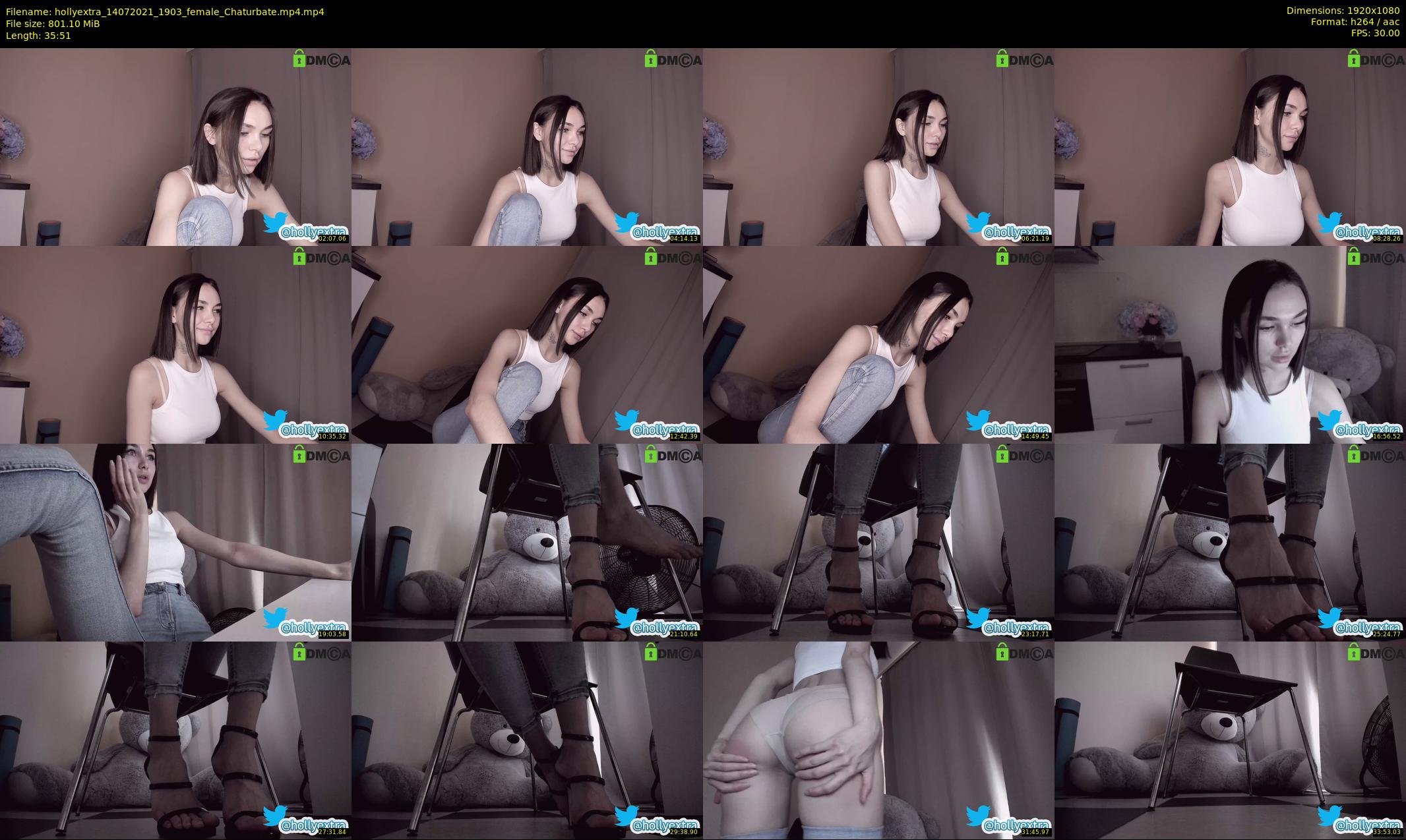 hollyextra — 36 minute Chaturbate female cam show recording, 1080p, Jul 14, 2021