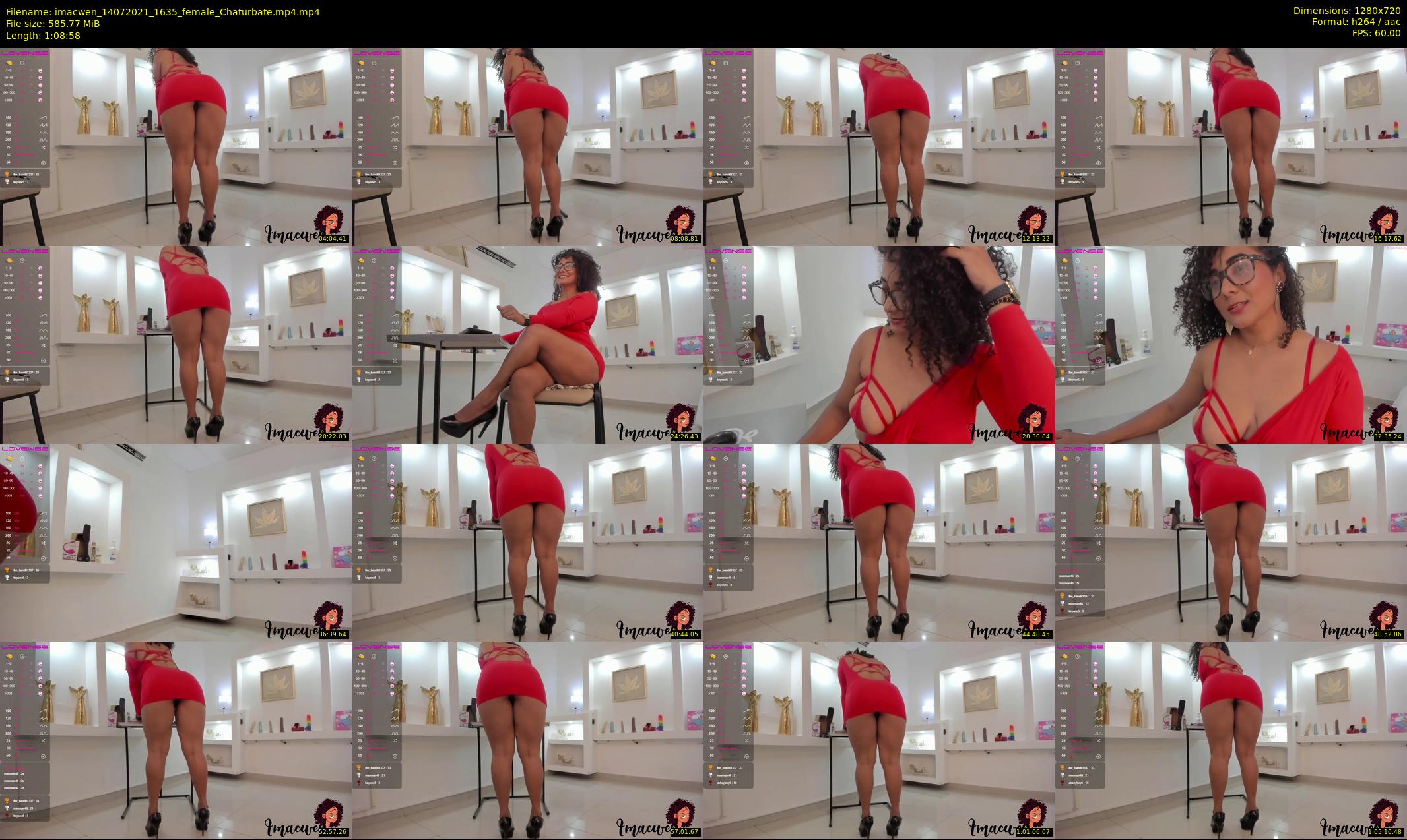 imacwen — 69 minute Chaturbate female cam show recording, 720p, Jul 14, 2021