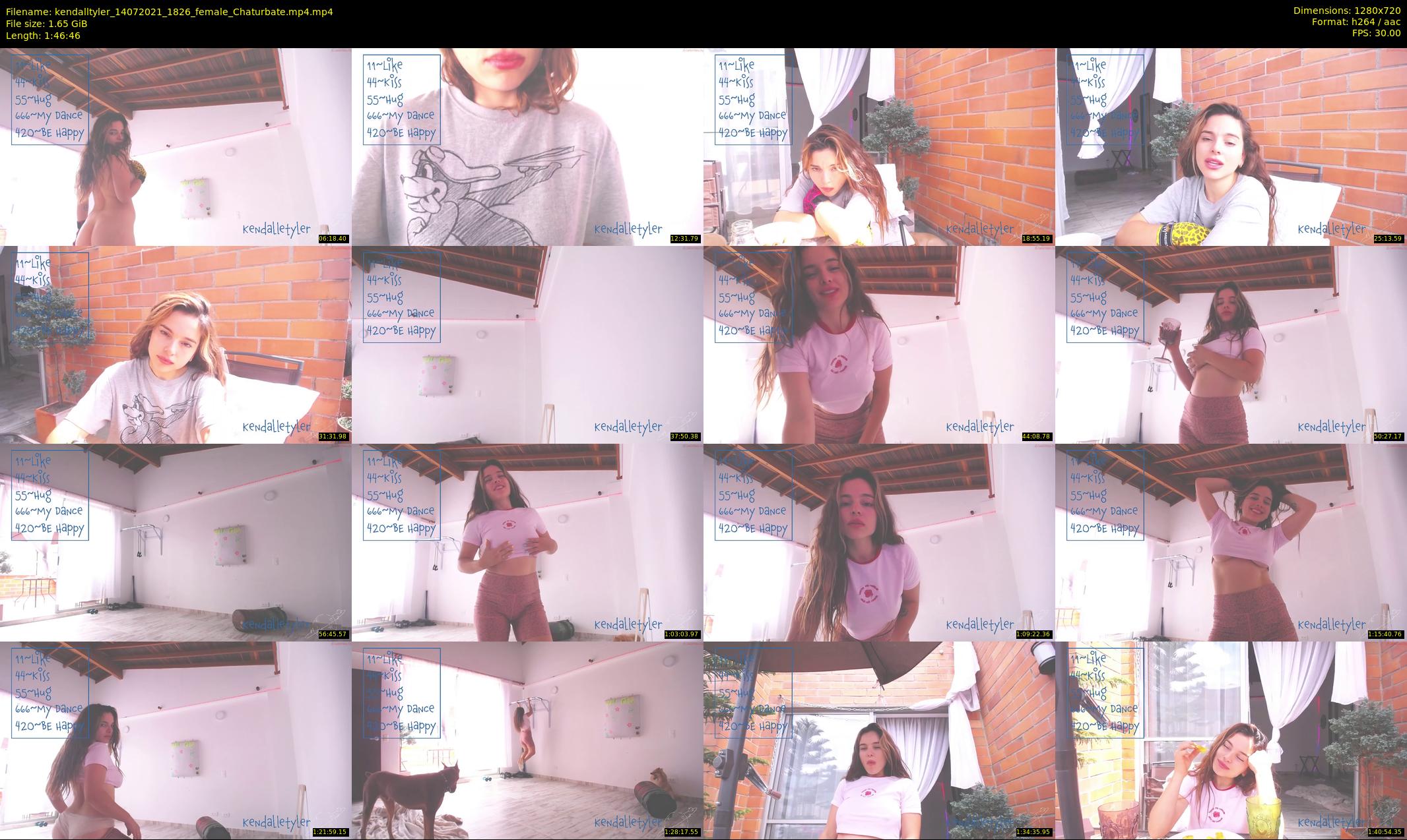 kendalltyler — 107 minute Chaturbate female cam show recording, 720p, Jul 14, 2021