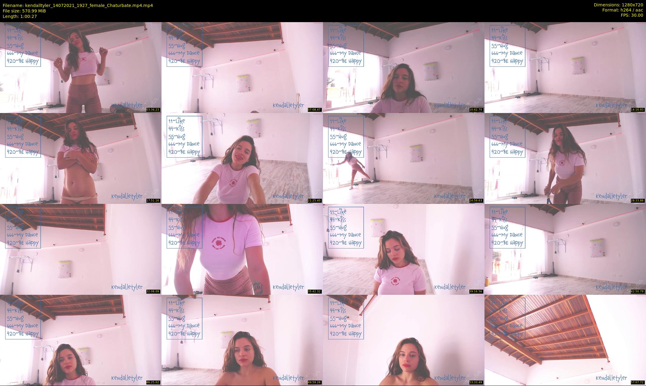 kendalltyler — 61 minute Chaturbate female cam show recording, 720p, Jul 14, 2021