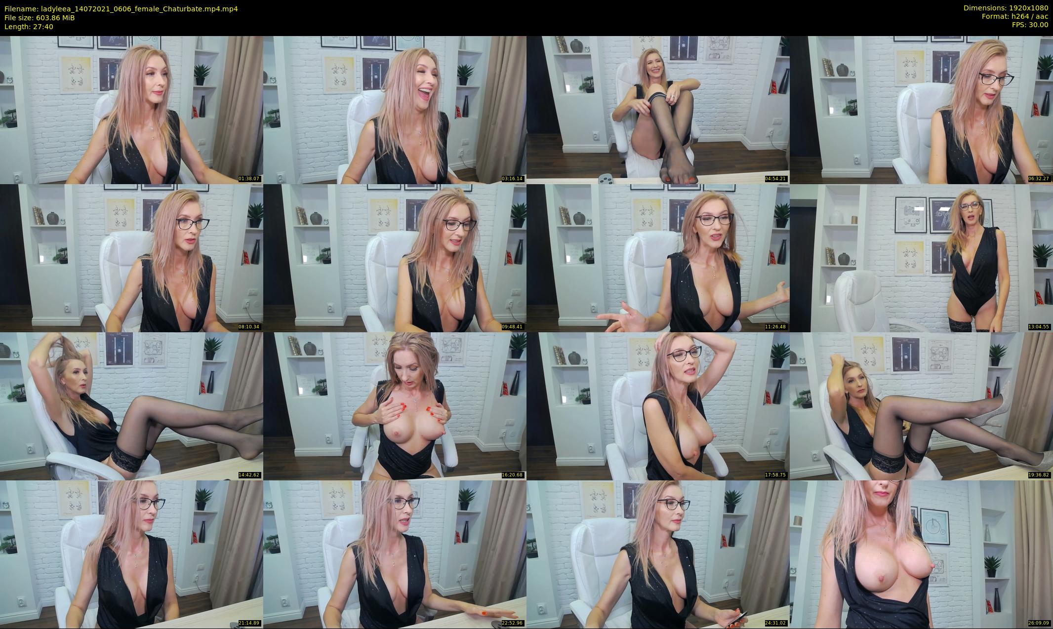 ladyleea — 28 minute Chaturbate female cam show recording, 1080p, Jul 14, 2021