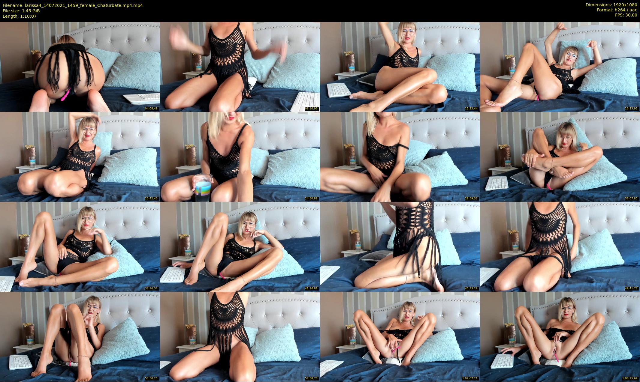 larissa4 — 71 minute Chaturbate female cam show recording, 1080p, Jul 14, 2021