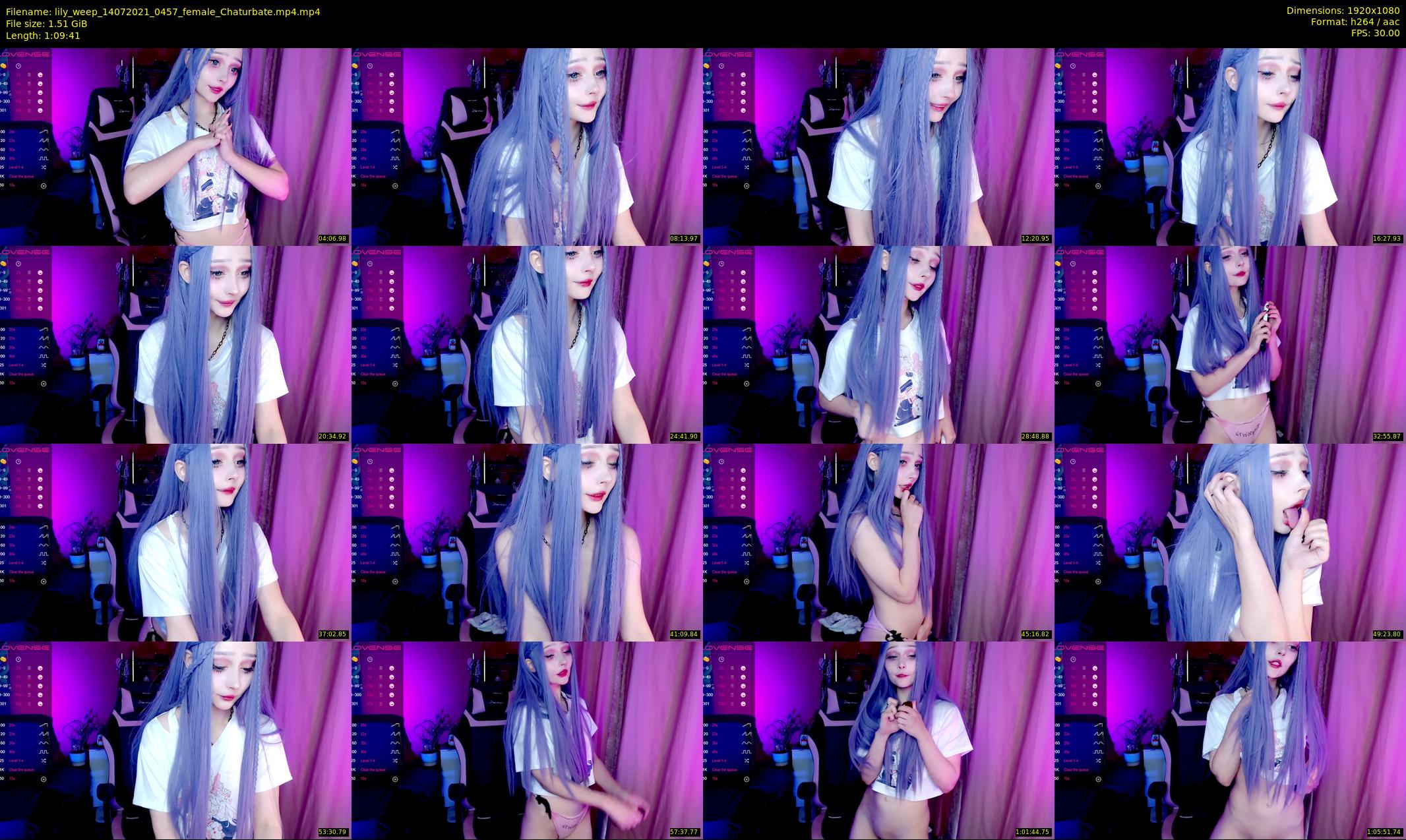 lily_weep — 70 minute Chaturbate female cam show recording, 1080p, Jul 14, 2021