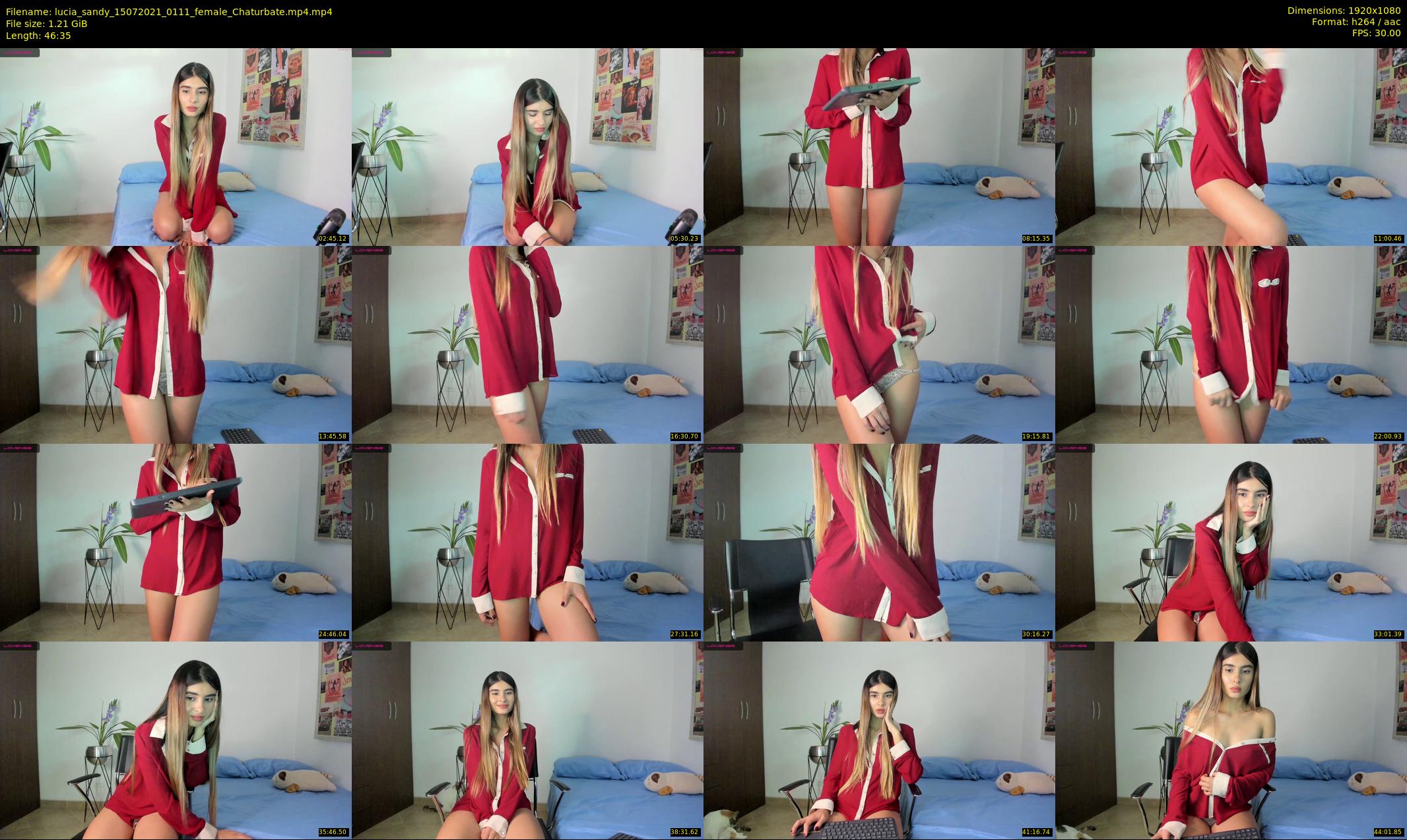lucia_sandy — 47 minute Chaturbate female cam show recording, 1080p, Jul 15, 2021