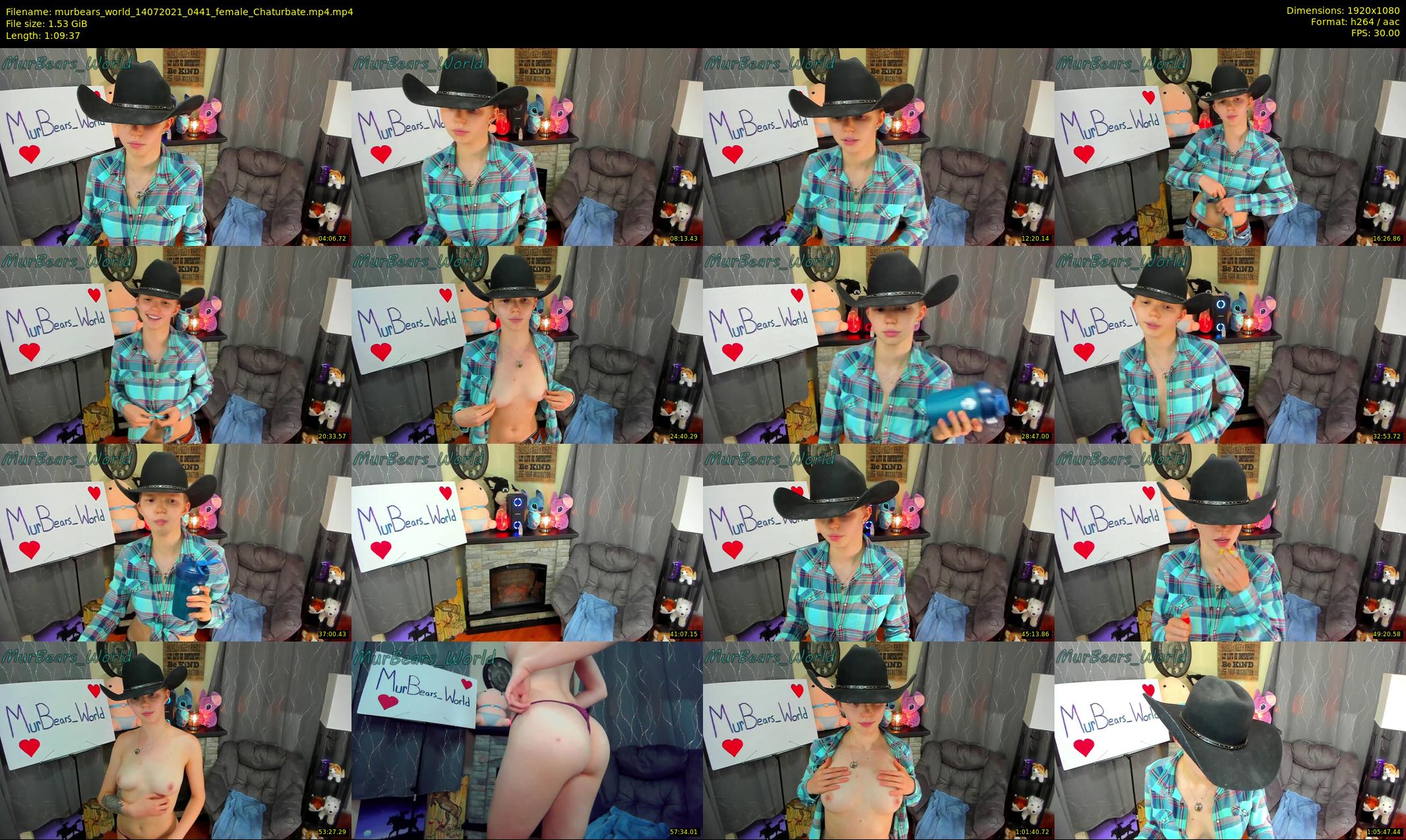 murbears_world — 70 minute Chaturbate female cam show recording, 1080p, Jul 14, 2021