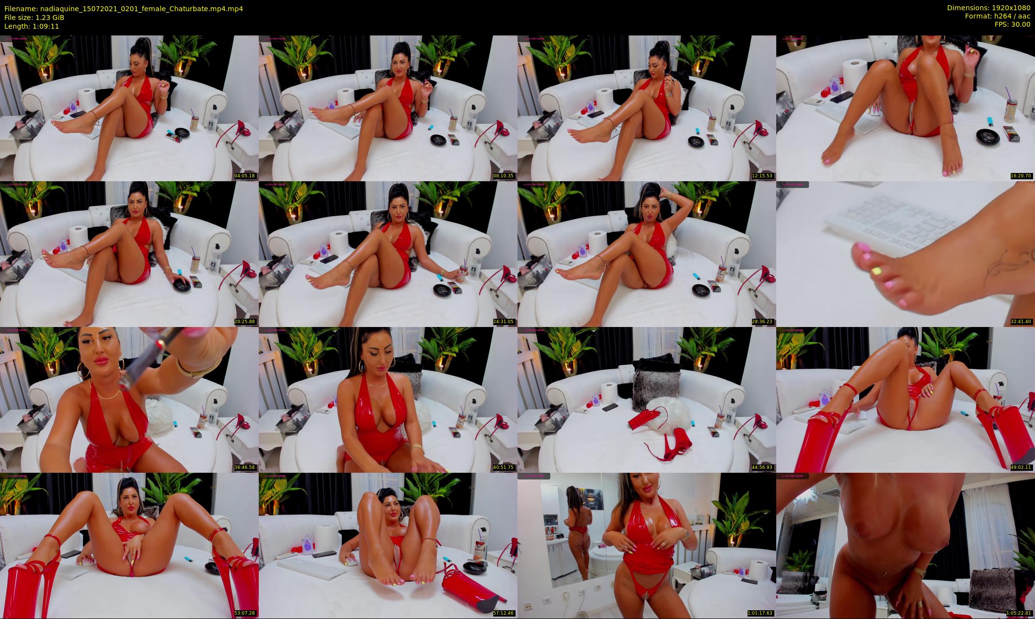 nadiaquine — 70 minute Chaturbate female cam show recording, 1080p, Jul 15, 2021