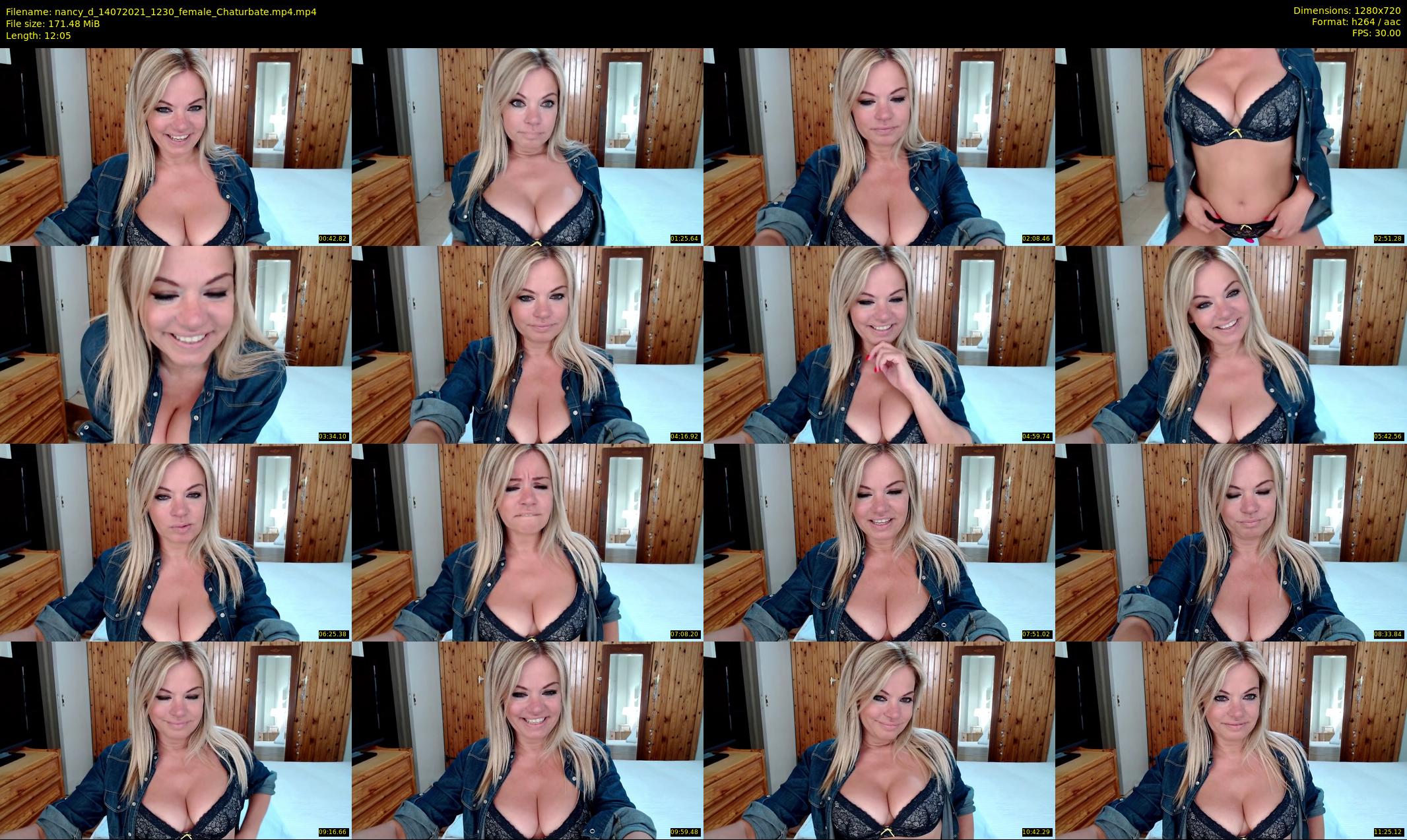 nancy_d — 13 minute Chaturbate female cam show recording, 720p, Jul 14, 2021