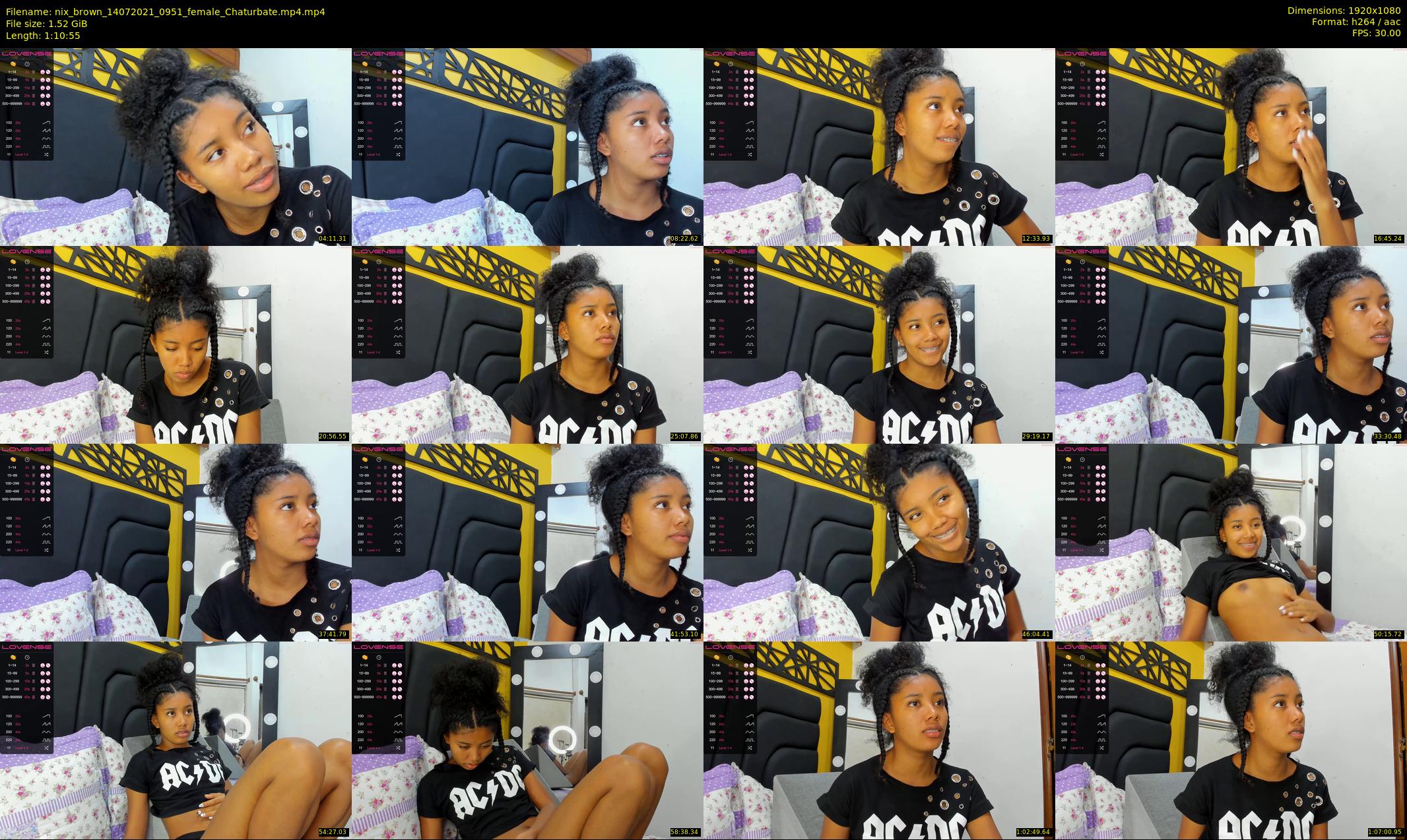 nix_brown — 71 minute Chaturbate female cam show recording, 1080p, Jul 14, 2021