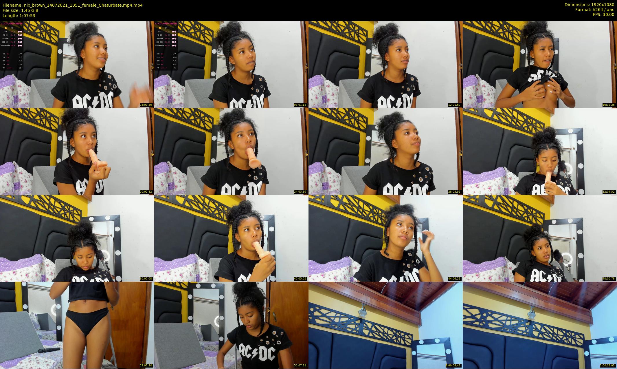 nix_brown — 68 minute Chaturbate female cam show recording, 1080p, Jul 14, 2021