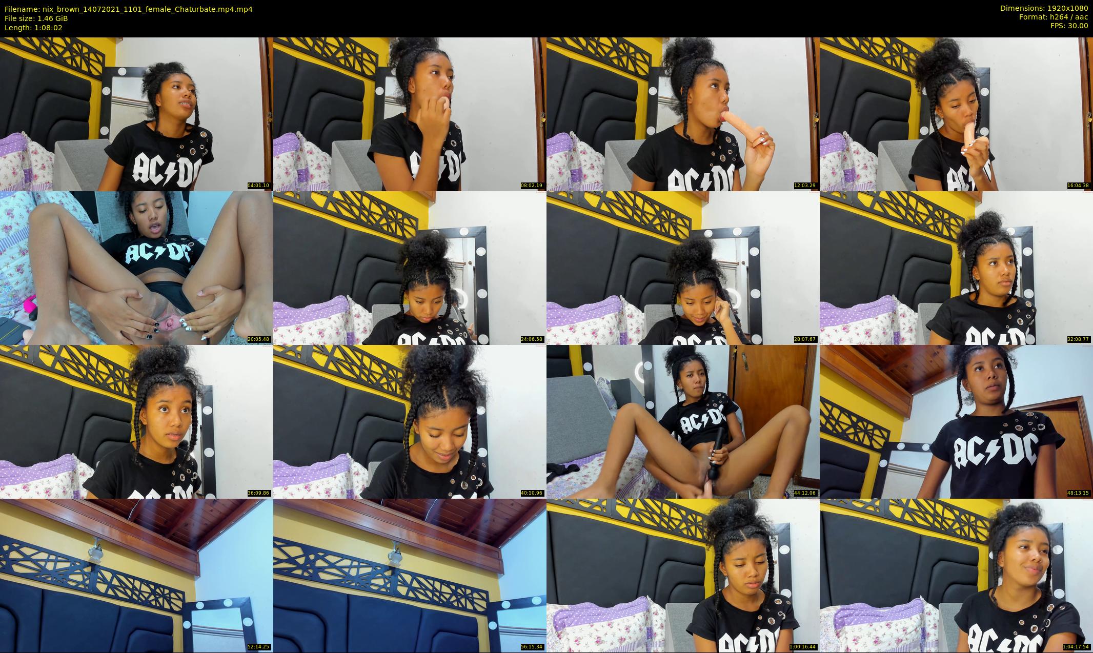 nix_brown — 69 minute Chaturbate female cam show recording, 1080p, Jul 14, 2021