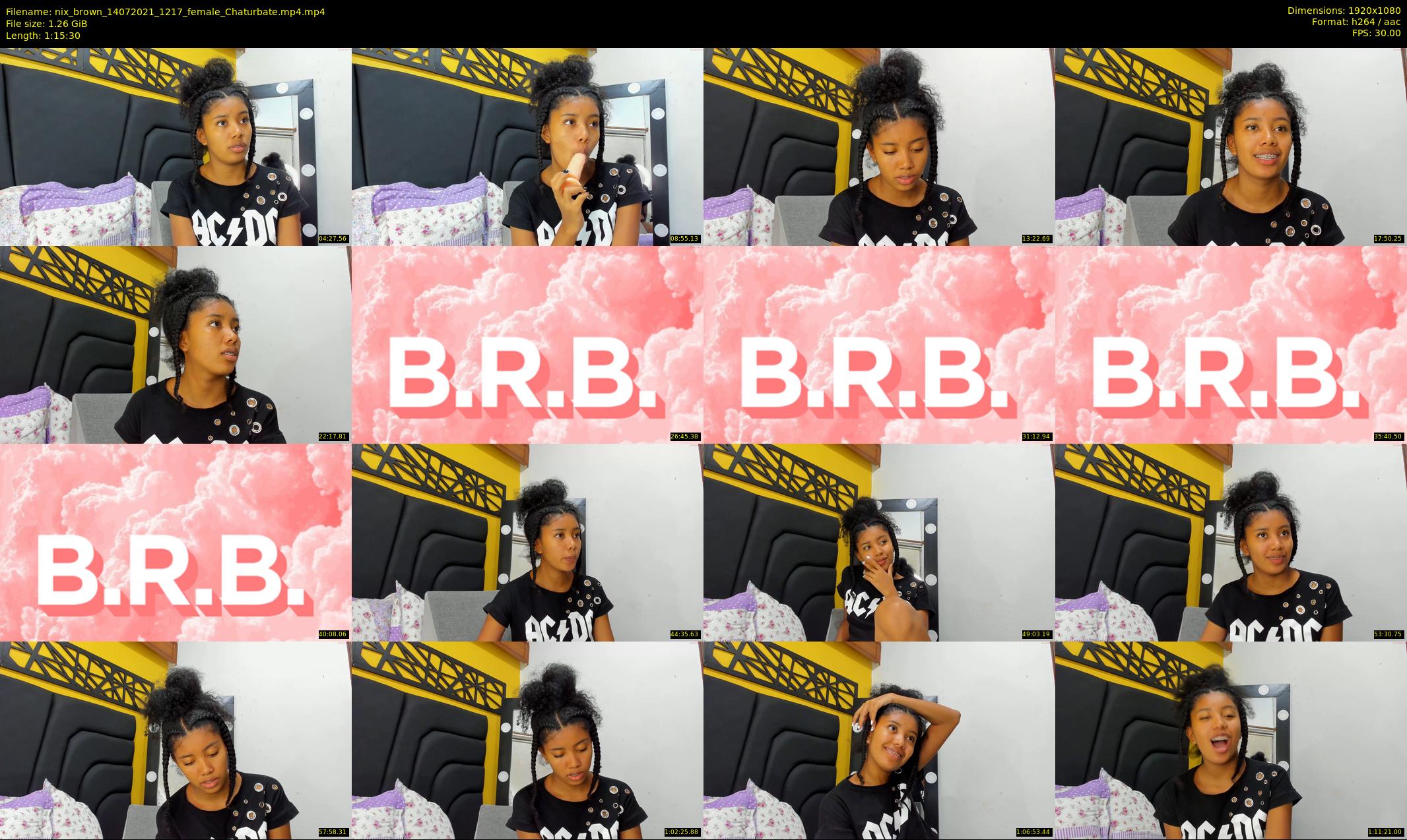 nix_brown — 76 minute Chaturbate female cam show recording, 1080p, Jul 14, 2021