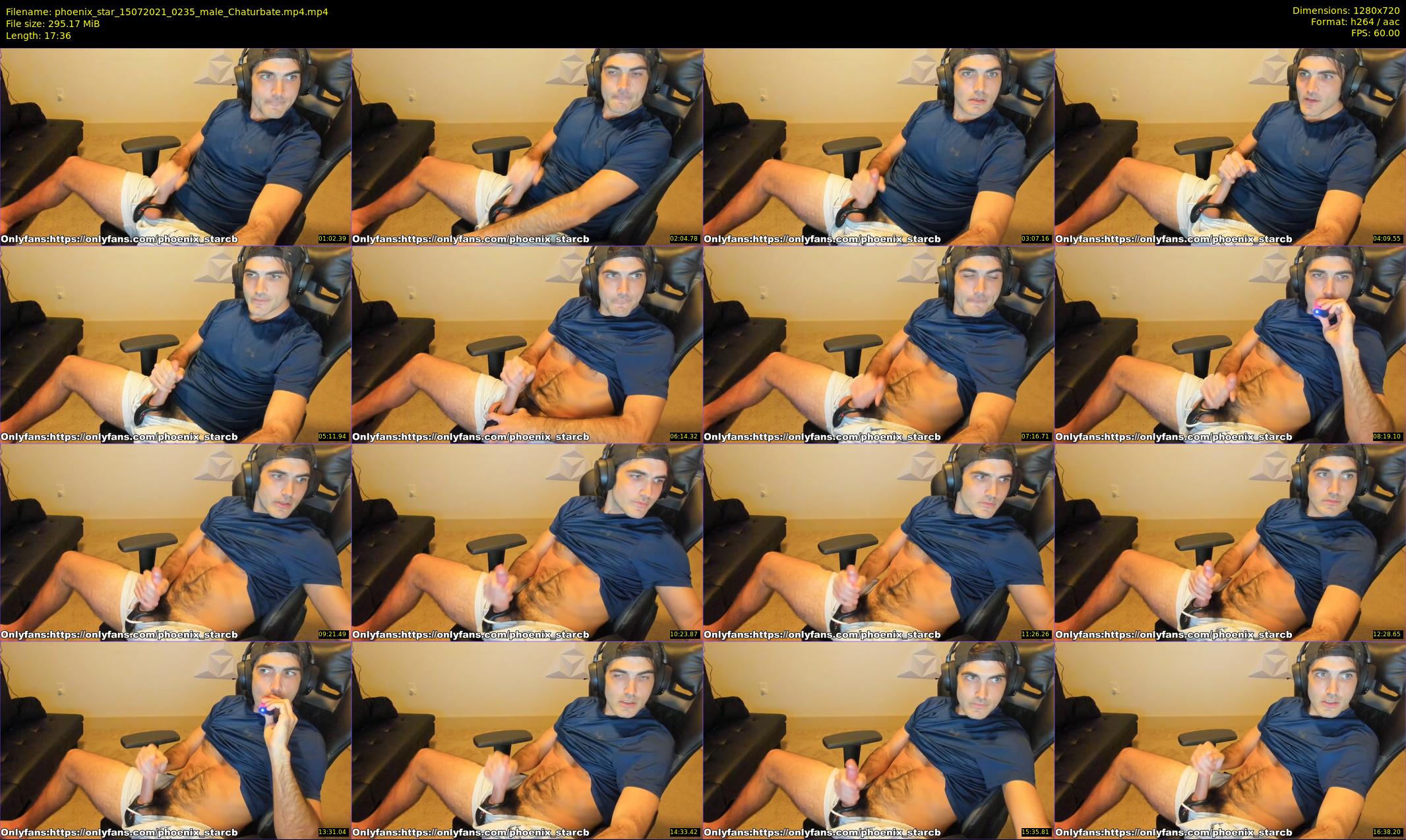 phoenix_star — 18 minute Chaturbate male cam show recording, 720p, Jul 15, 2021