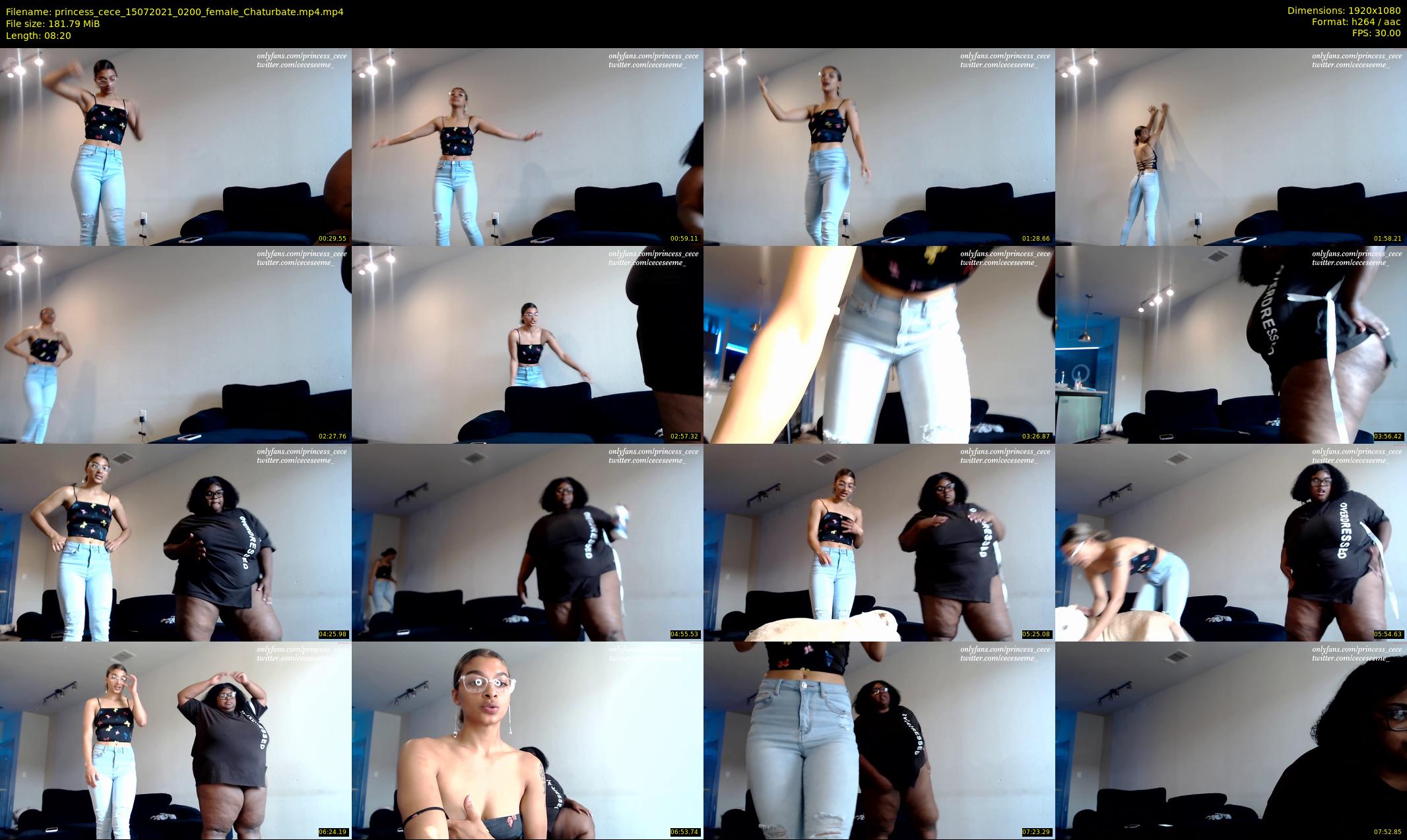 princess_cece — 9 minute Chaturbate female cam show recording, 1080p, Jul 15, 2021