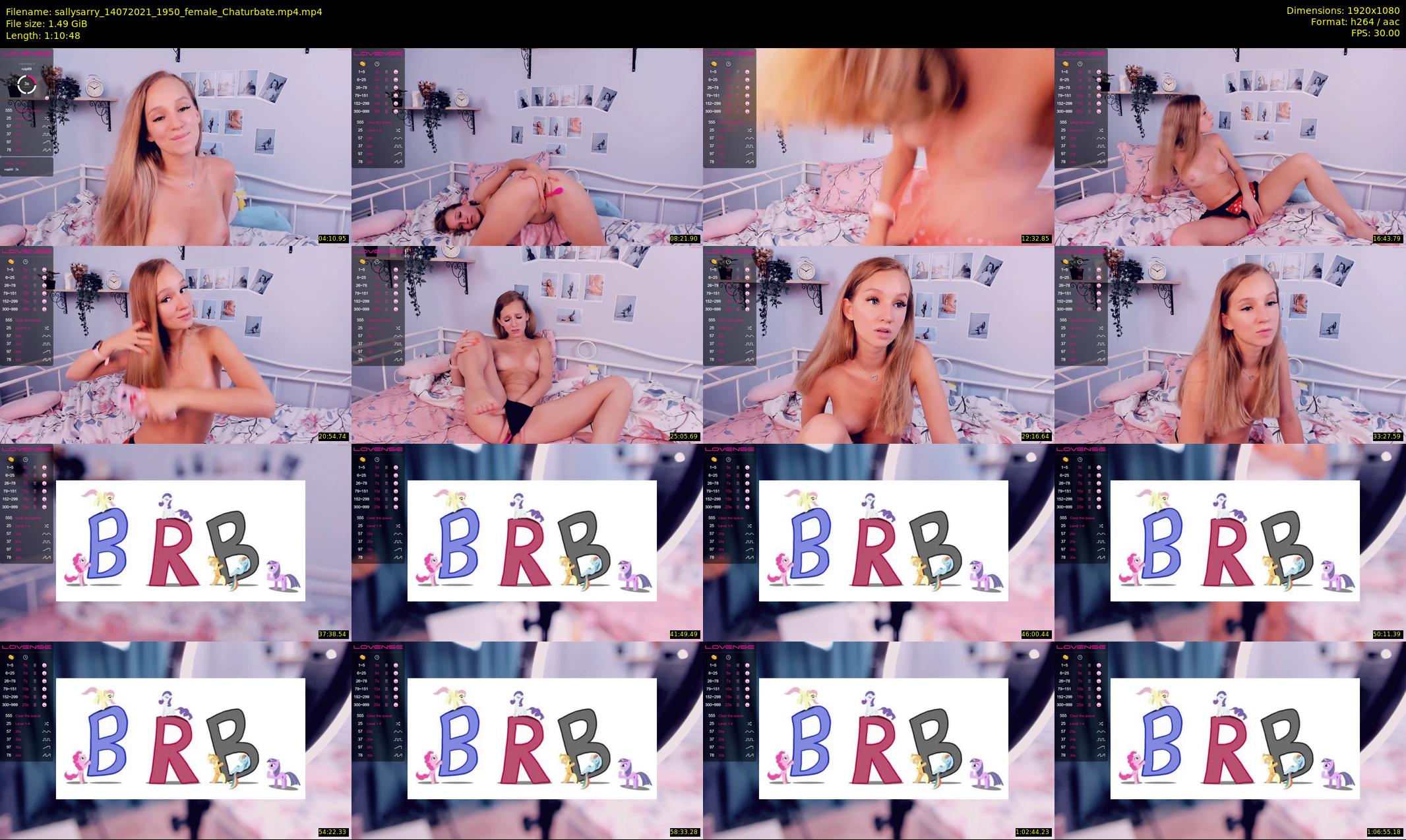 sallysarry — 71 minute Chaturbate couple cam show recording, 1080p, Jul 14, 2021