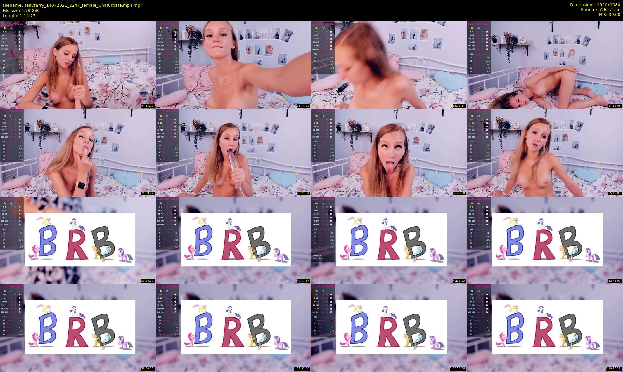 sallysarry — 75 minute Chaturbate couple cam show recording, 1080p, Jul 14, 2021