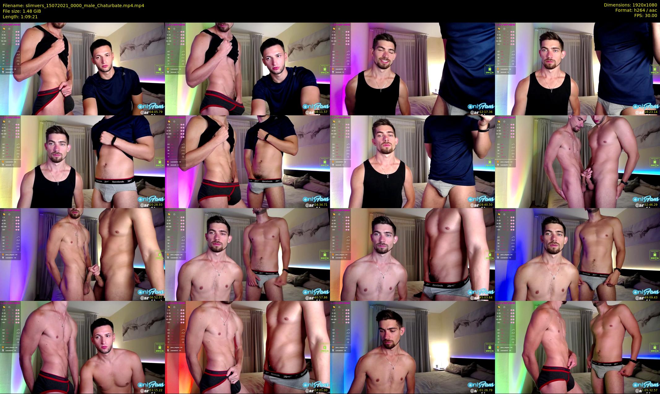 slimvers — 70 minute Chaturbate male cam show recording, 1080p, Jul 15, 2021