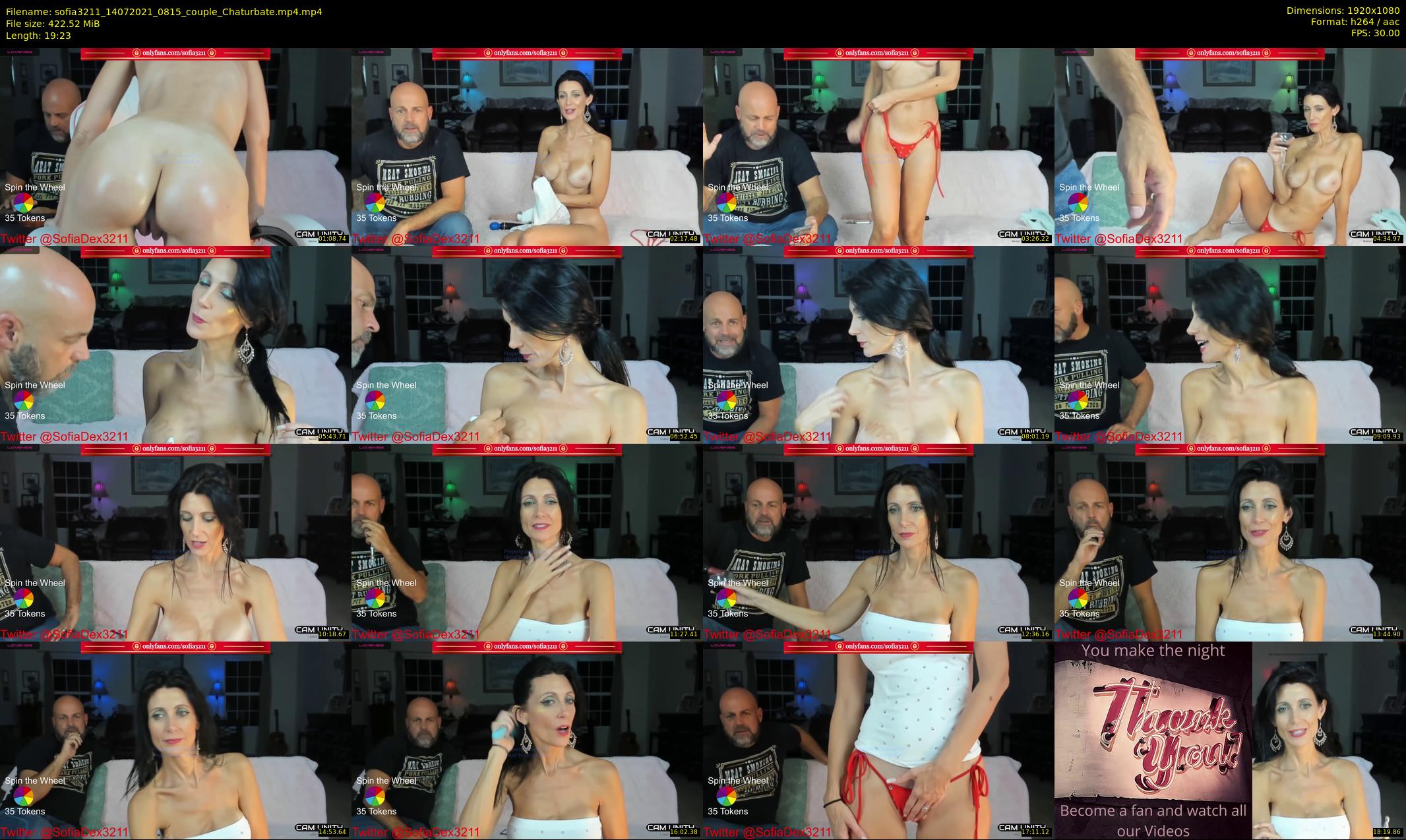 sofia3211 — 20 minute Chaturbate couple cam show recording, 1080p, Jul 14, 2021
