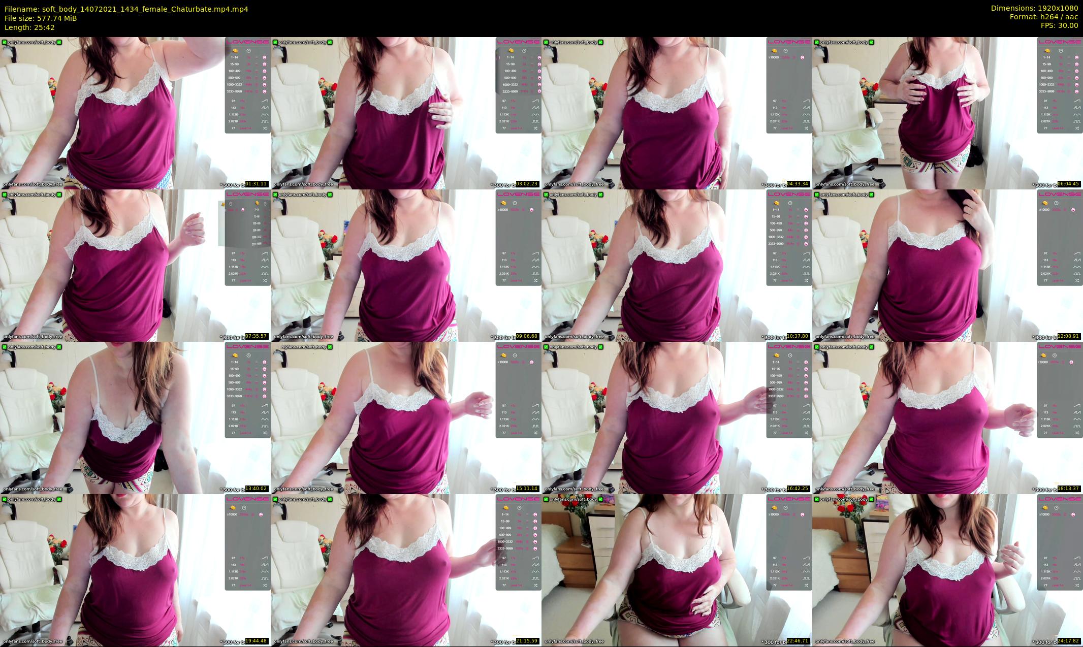 soft_body — 26 minute Chaturbate female cam show recording, 1080p, Jul 14, 2021