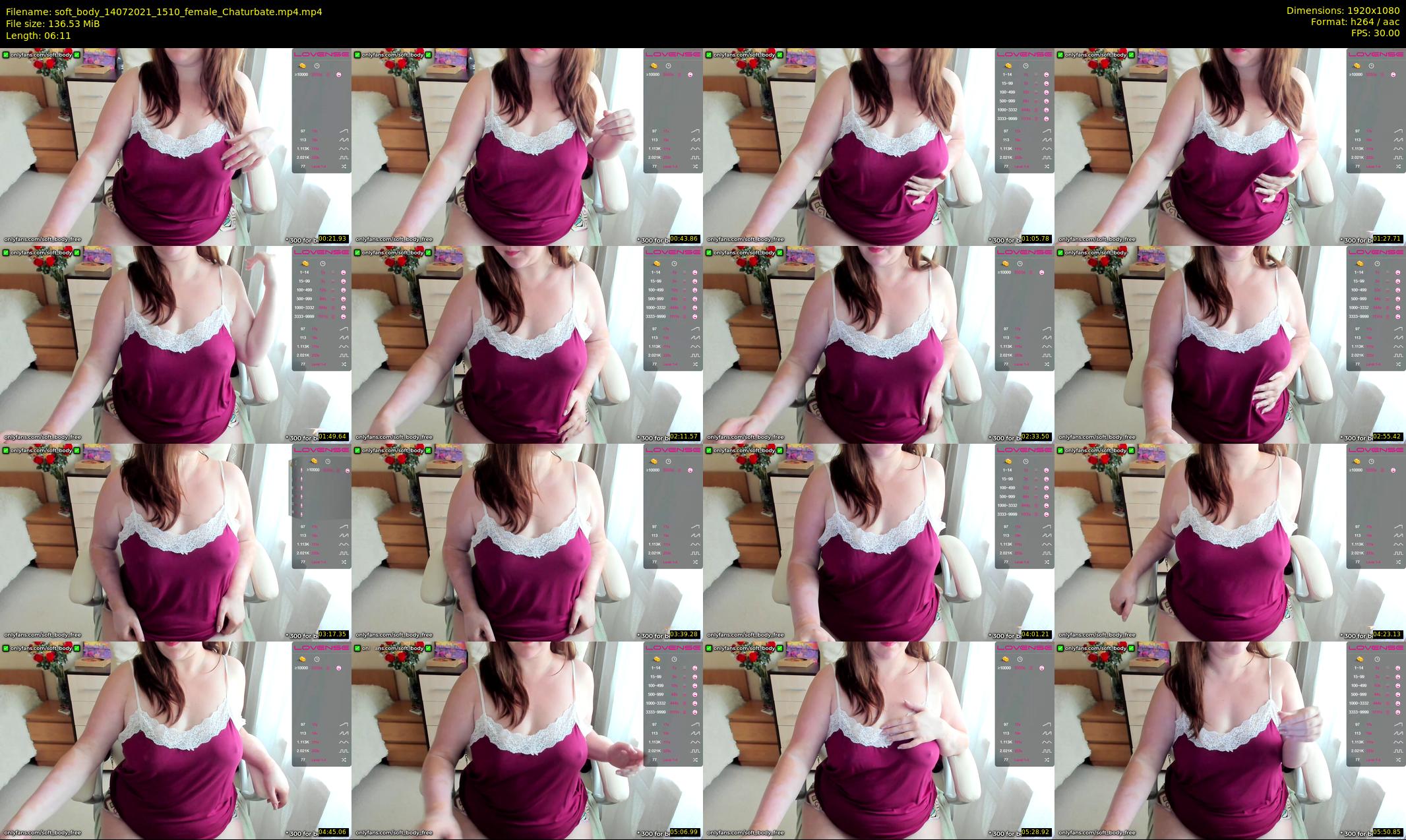 soft_body — 7 minute Chaturbate female cam show recording, 1080p, Jul 14, 2021